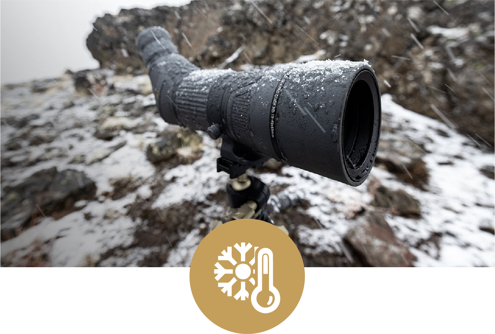 Leupold SX-4 Pro Guide HD Gen 2 spotting scope mounted on tripod for hunting