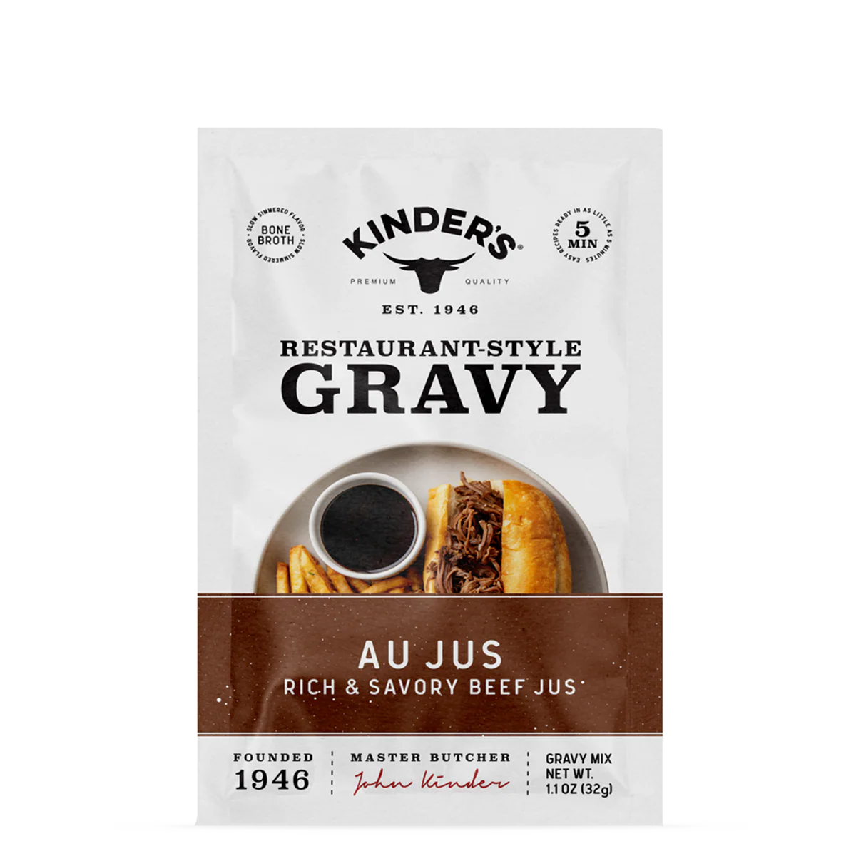Kinder's Au Jus Bone Broth Gravy