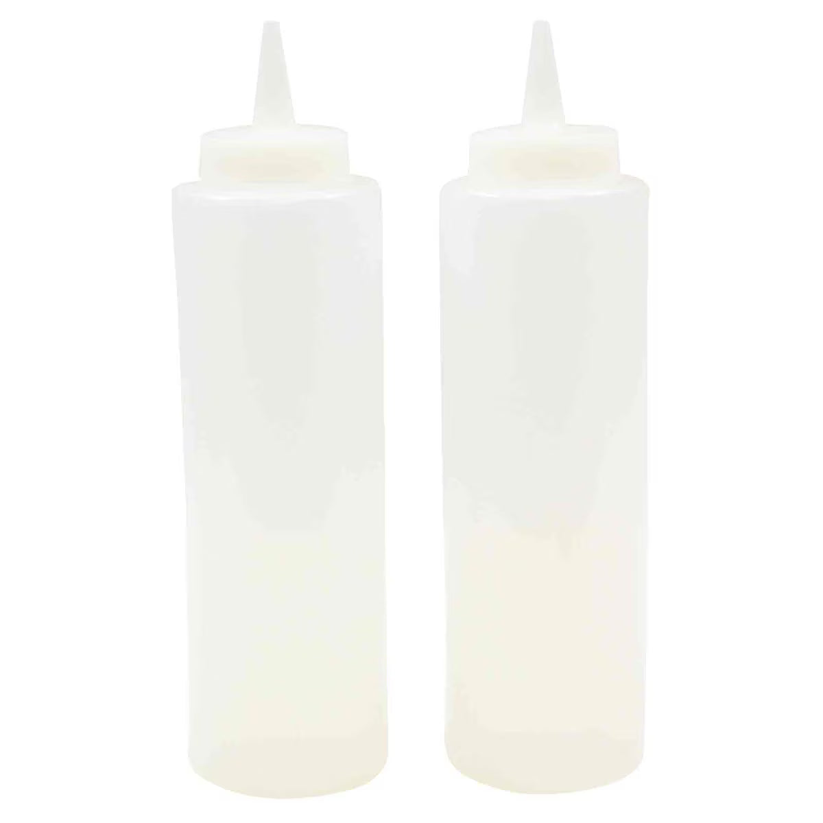 TableCraft 12 oz Squeeze Bottles, Pack of 2
