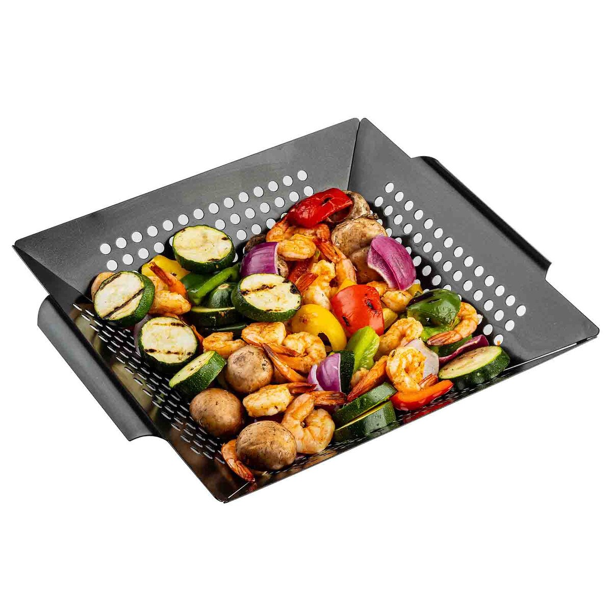 TableCraft Square Non-Stick Grilling Basket - Image 10