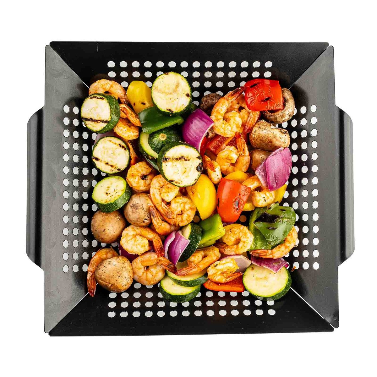 TableCraft Square Non-Stick Grilling Basket - Image 12