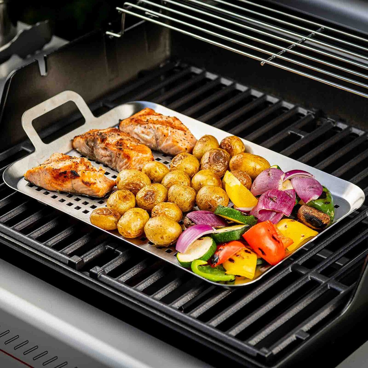 TableCraft Large Grilling Tray with Handles - Image 3