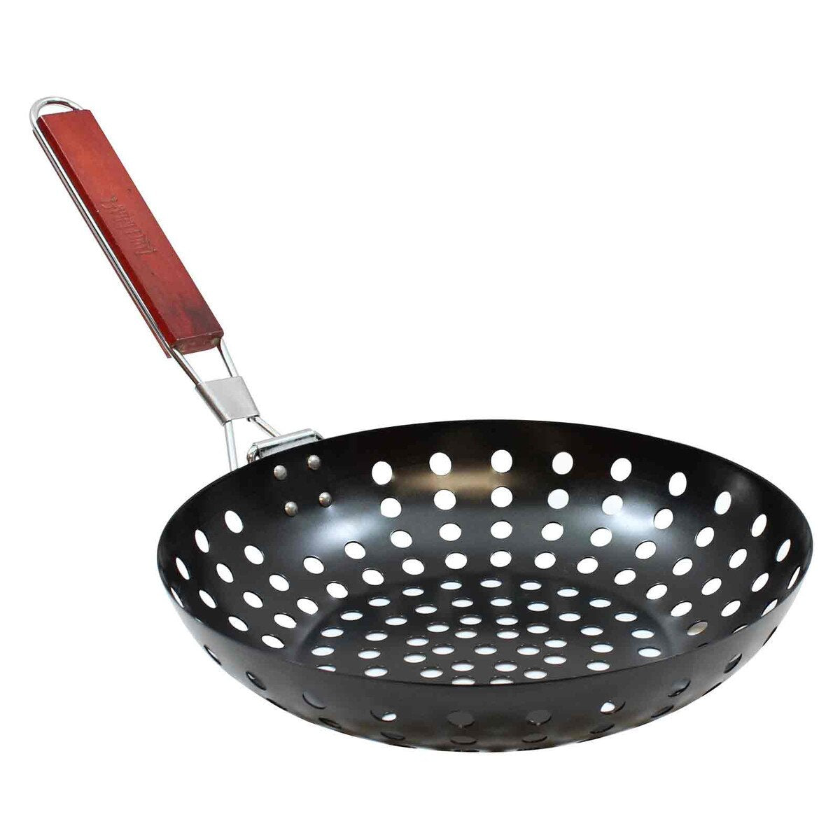 TableCraft Round Grilling Wok With Handle - Image 4