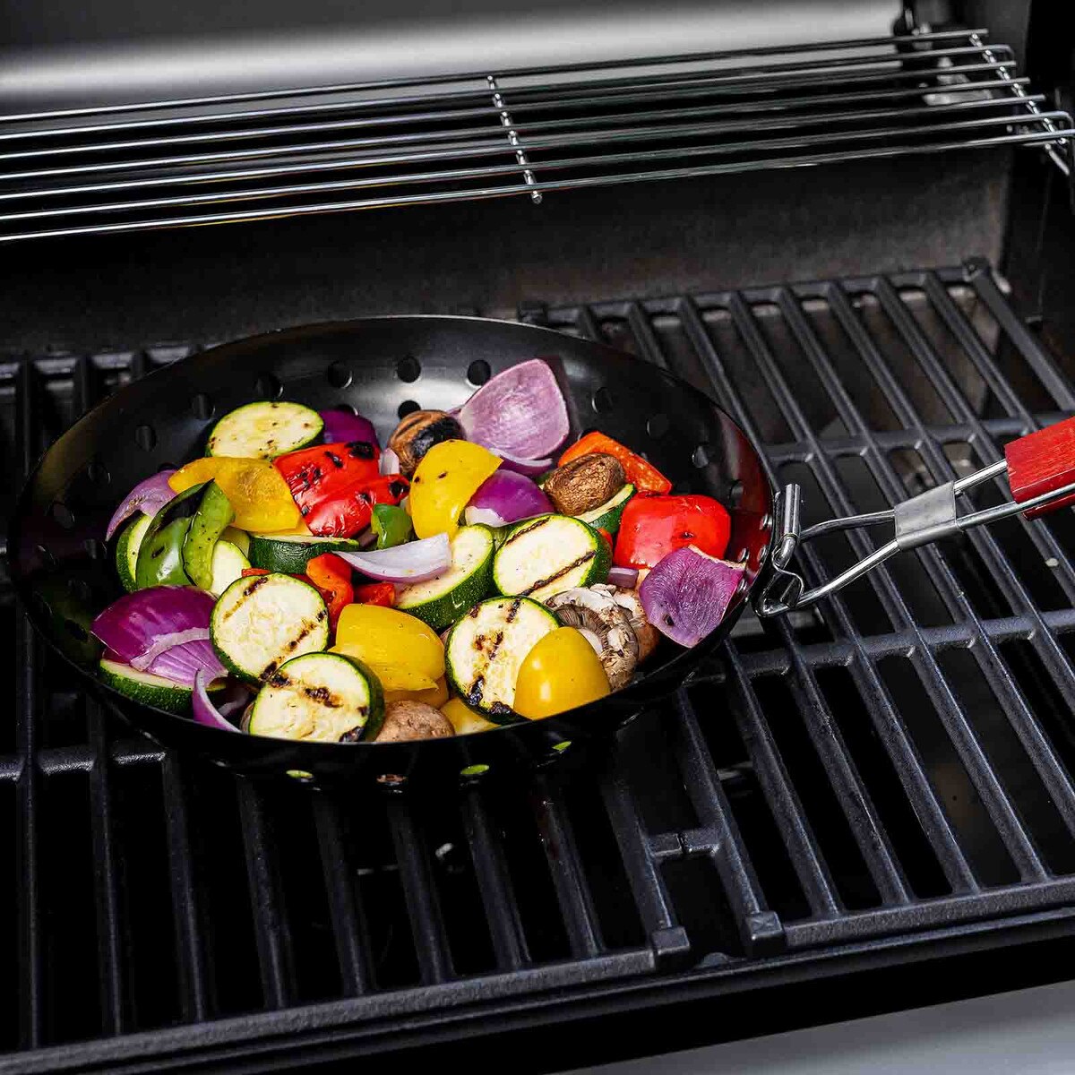 TableCraft Round Grilling Wok With Handle - Image 8