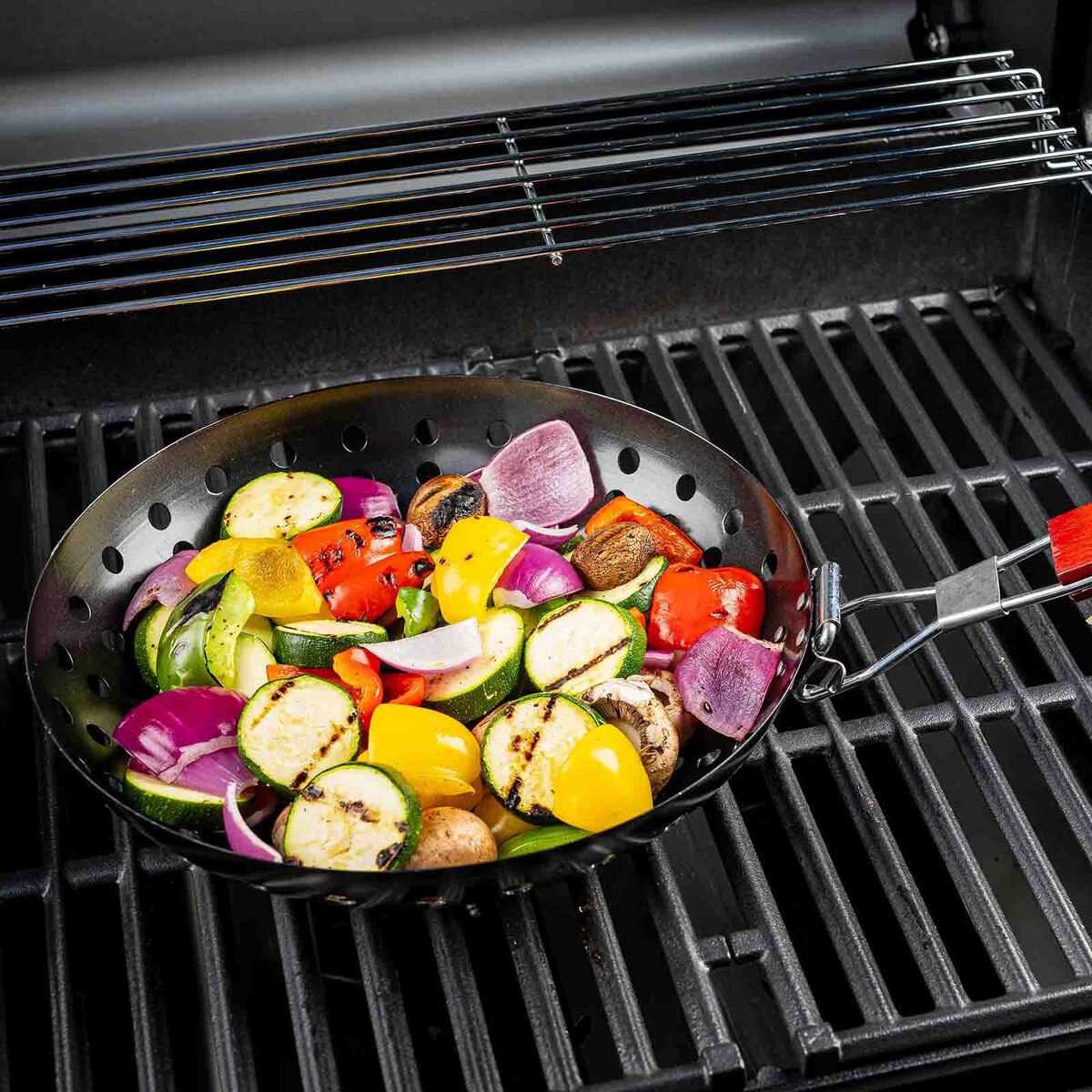 TableCraft Round Grilling Wok With Handle - Image 12
