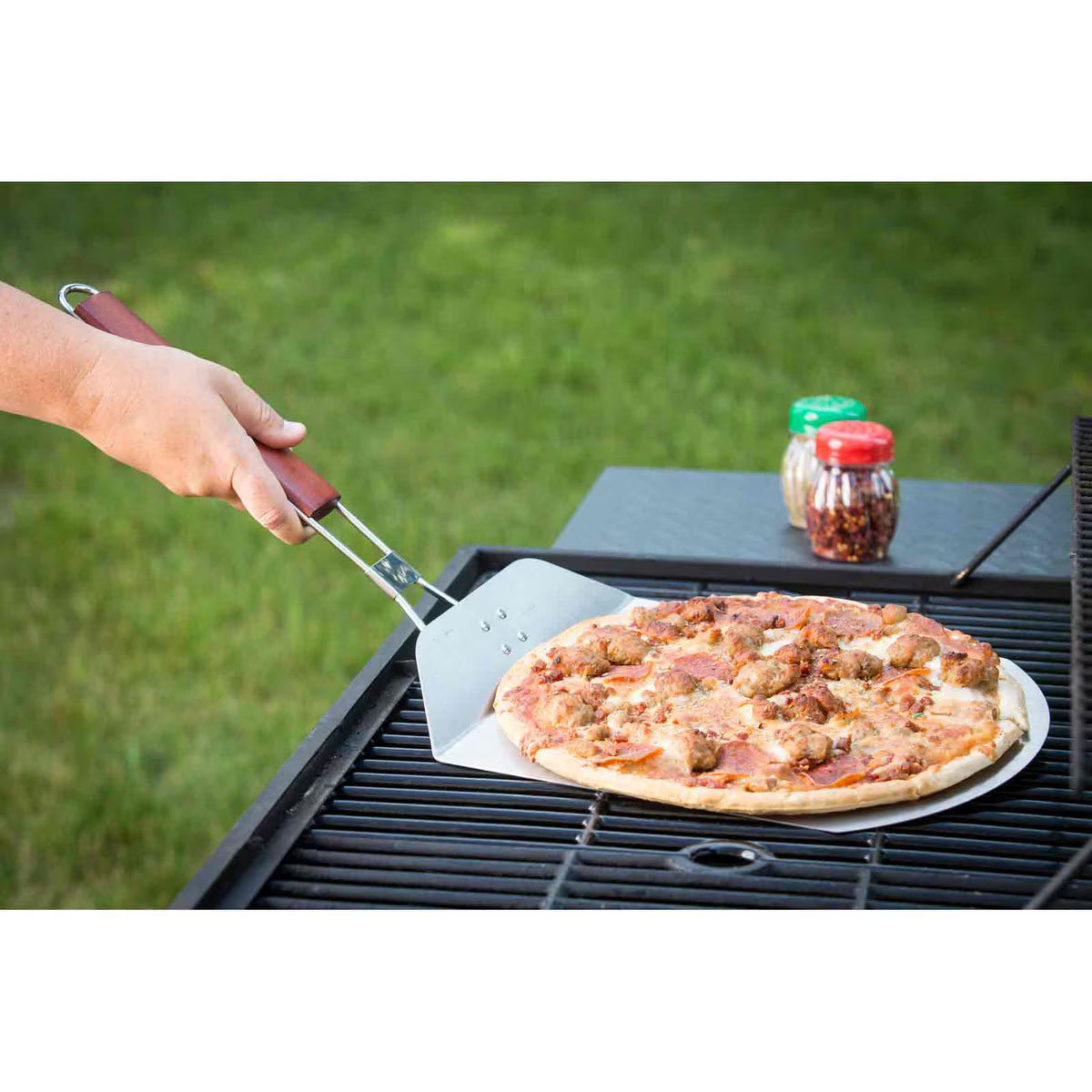 TableCraft Stainless Steel Pizza Peel - Image 2