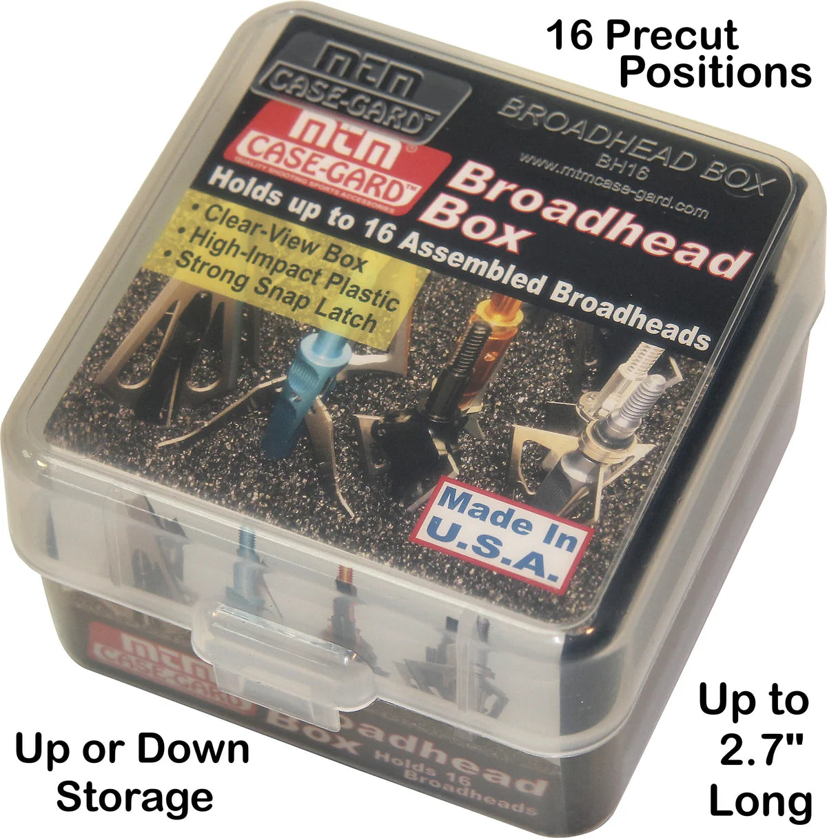 MTM Case-Gard Archery Broadhead Box – Holds 16 Broadheads - Image 7
