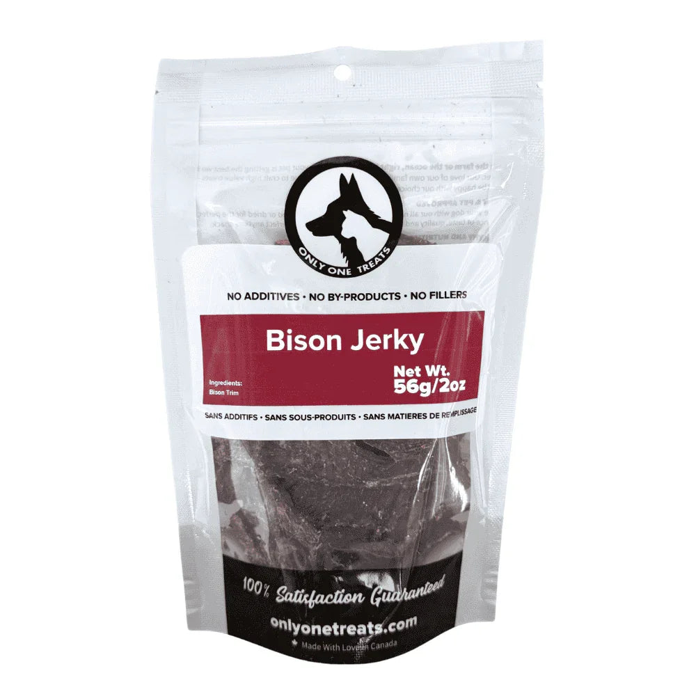 Only One Treats Bison Jerky 56g