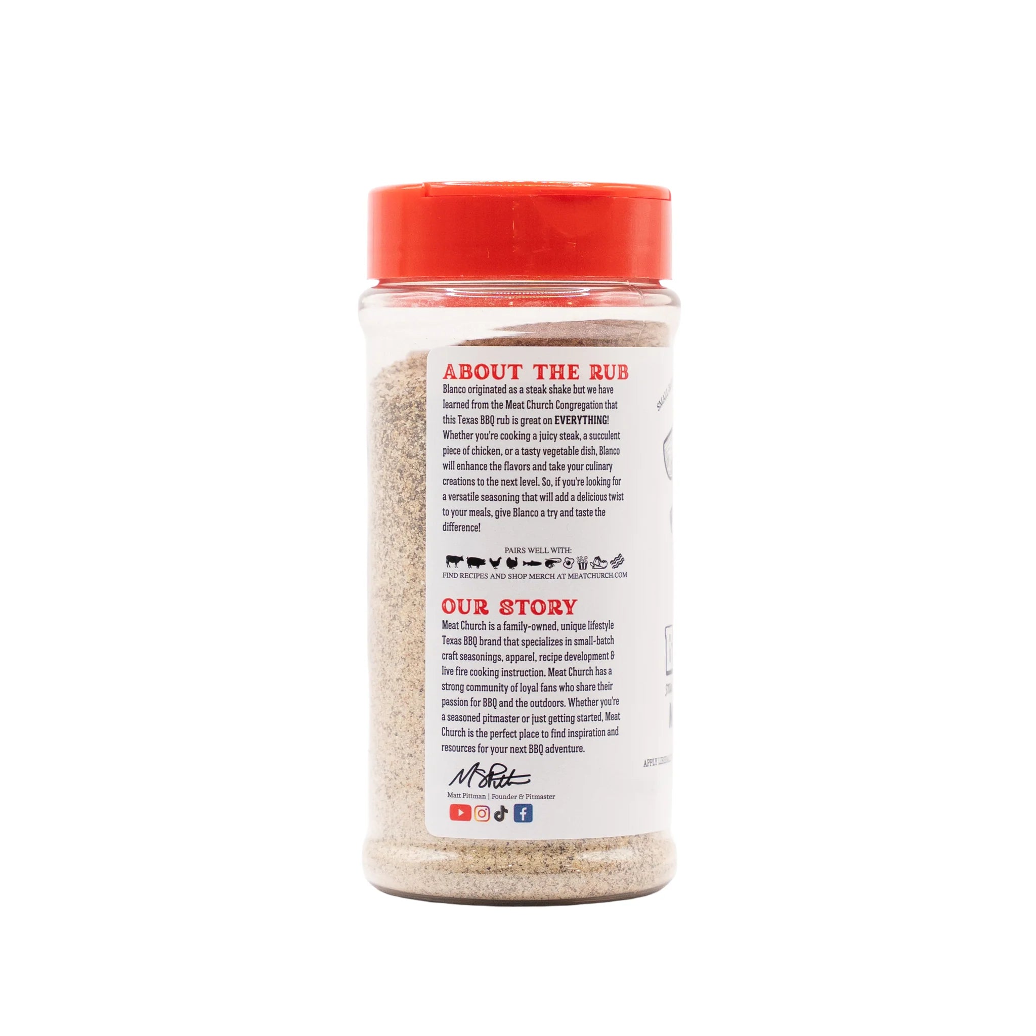 Meat Church BLANCO Steak & Everything Else Seasoning – 12 oz - Image 3