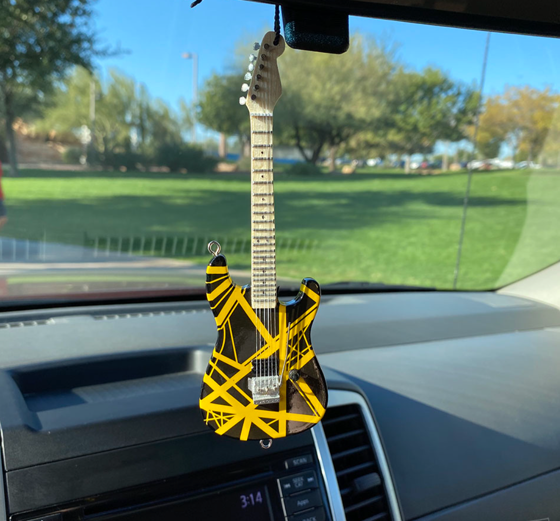 EVH Bumblebee Guitar Holiday Ornament - 6"