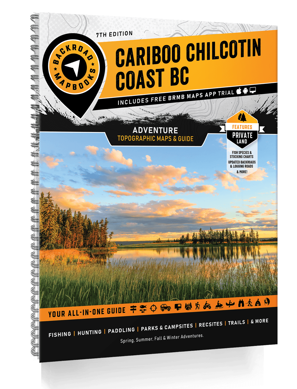 Backroad Maps Cariboo Chilcotin Coast BC Backroad Mapbook