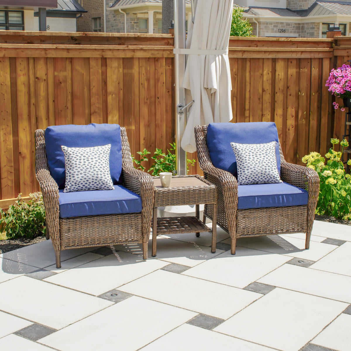 Cambridge Club Chair Bistro Set - Image 2