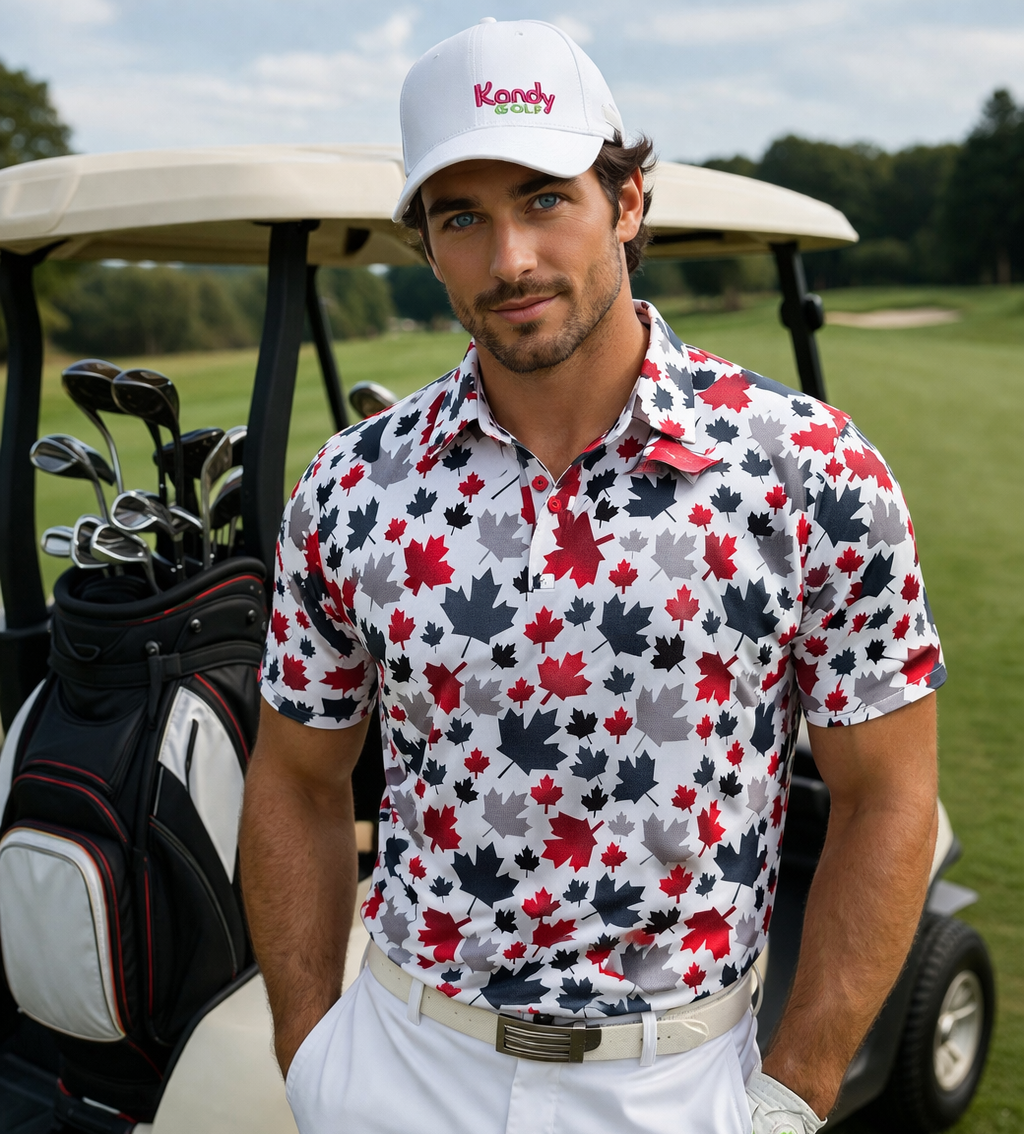 Kandy Golf Apparel Canada EH? Men's Polos