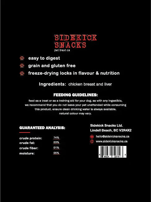 Sidekick Snacks Chicken Chunks