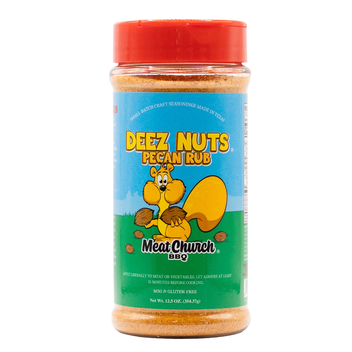 Meat Church Deez Nuts Honey Pecan BBQ Rub 12.5 oz sweet seasoning for pork poultry and fish