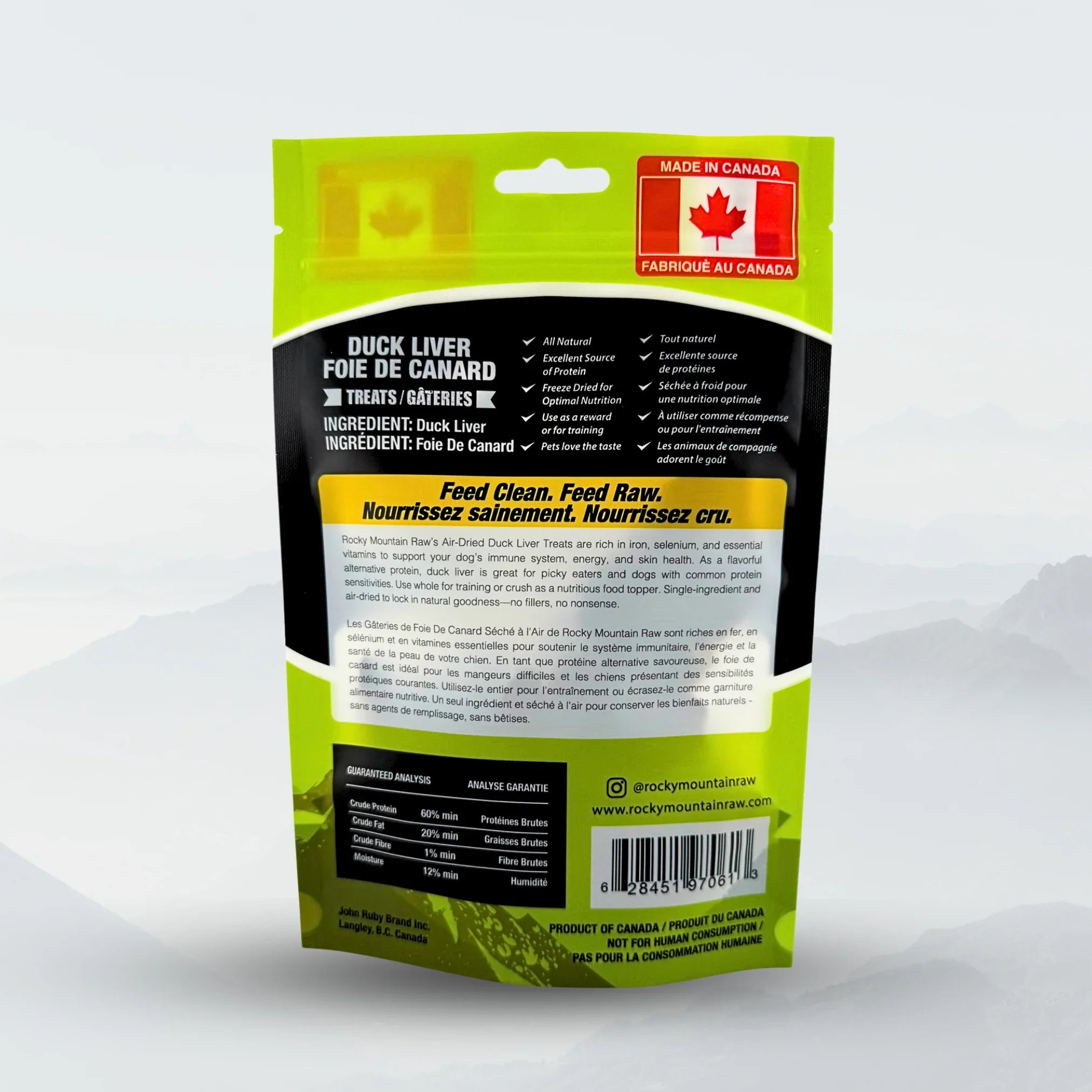 Rocky Mountain Raw Air Dried Duck Liver 50G