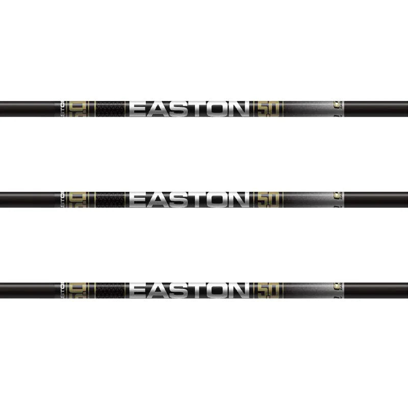 Easton Archery 5MM 5.0 Match Grade Arrows With Hit Inserts(Shafts) - 12 Pack