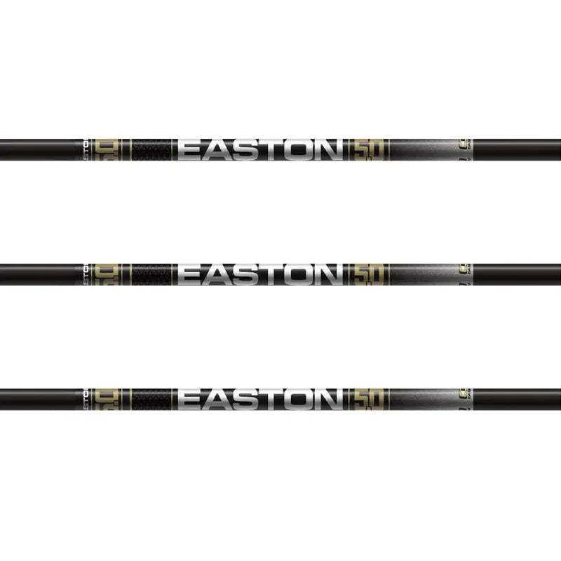 Easton Archery 5MM 5.0 Match Grade Arrows With Hit Inserts(Shafts) - 12 Pack