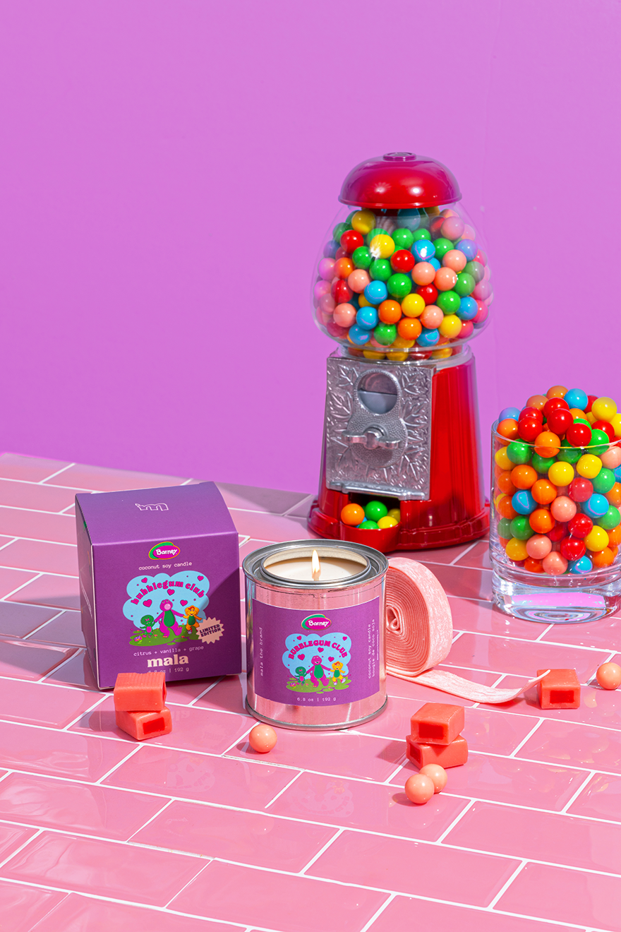 Mala the Brand Barney x Mala: Bubblegum | Citrus + Vanilla + Grape