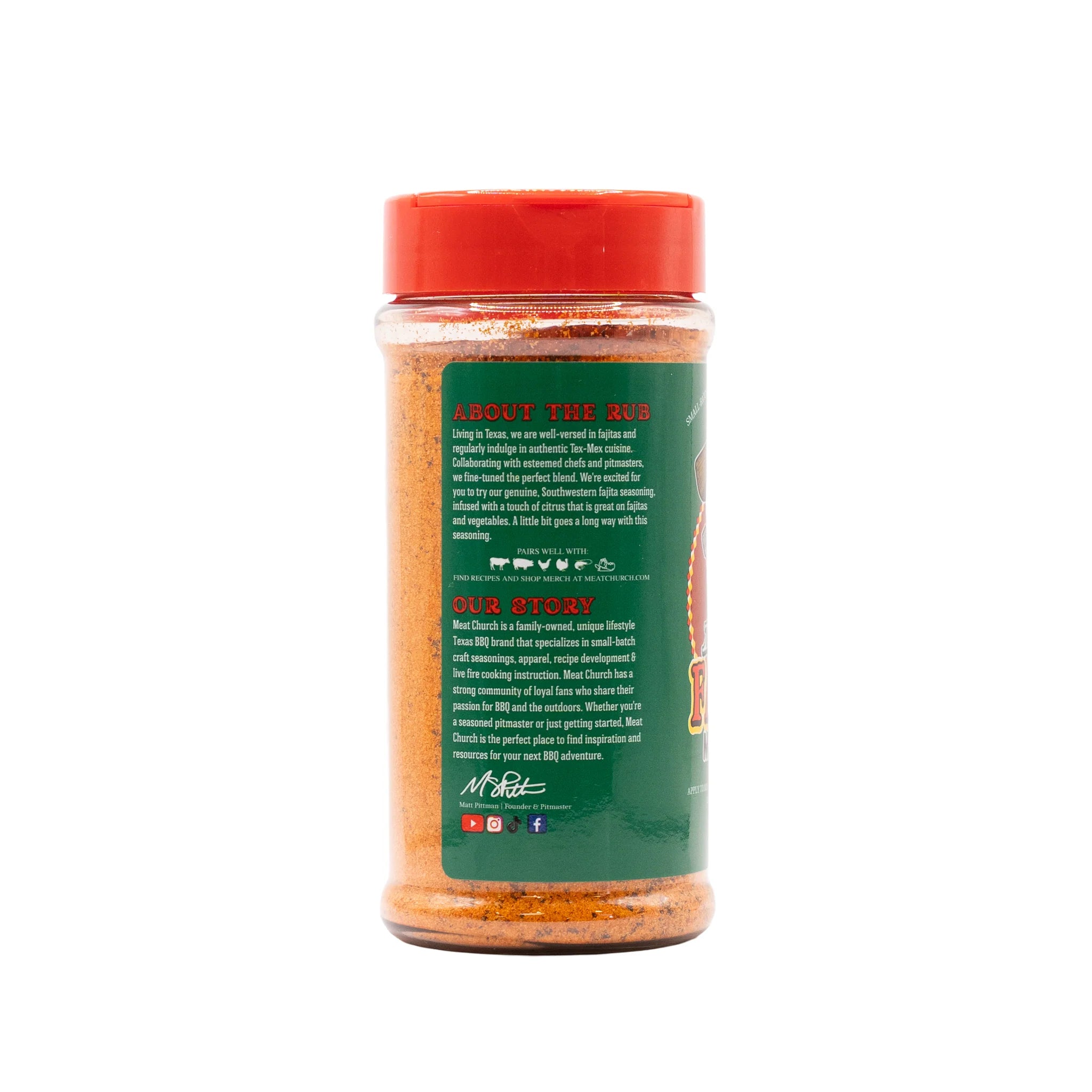 Meat Church Fajita Seasoning – 13 oz - Image 2