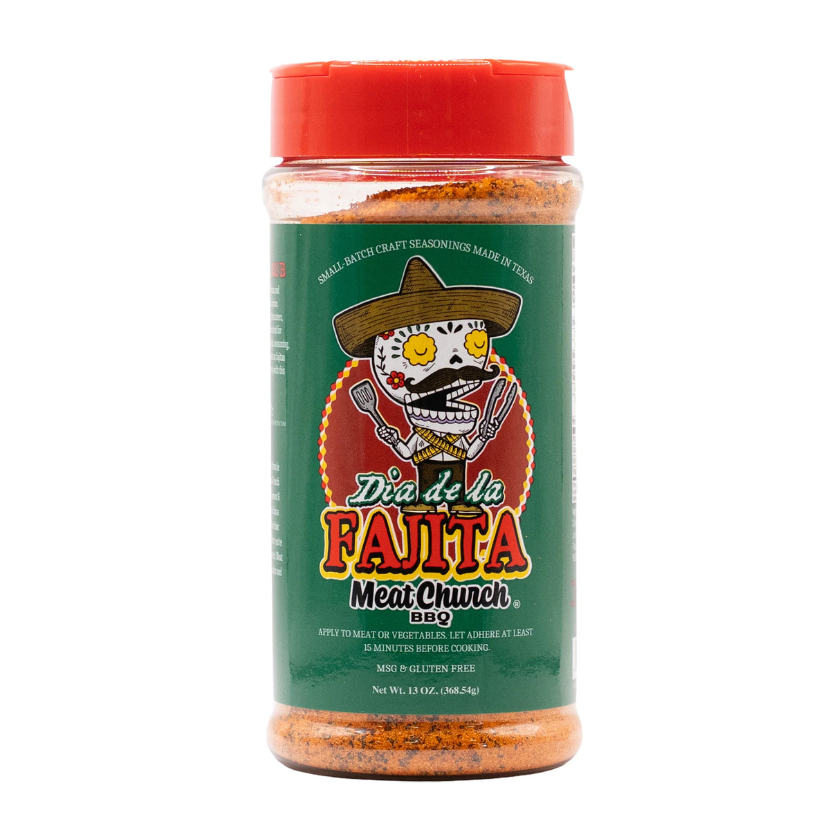 Meat Church Fajita Seasoning 13 oz Southwestern Tex-Mex seasoning with citrus