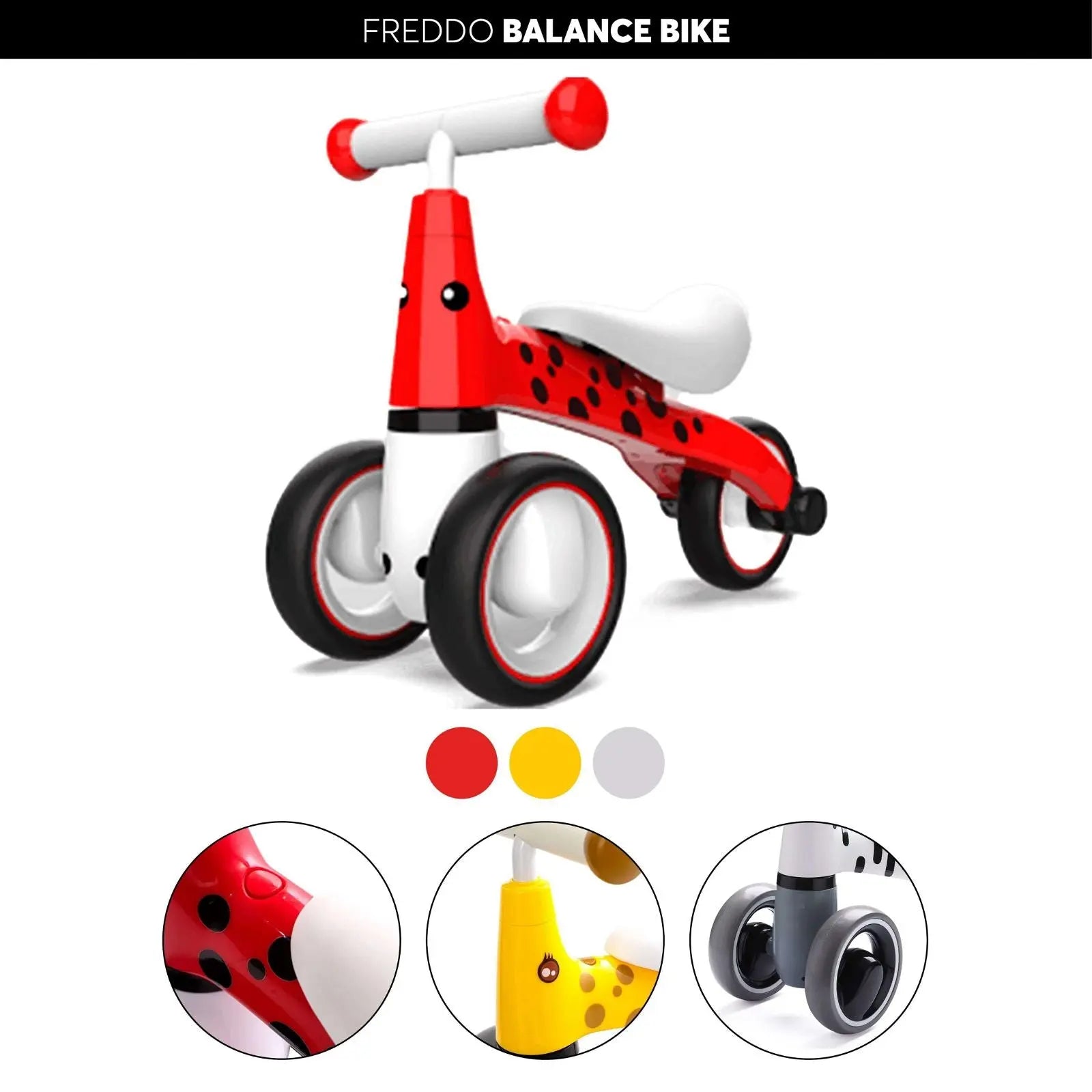 Freddo Toys 3 Wheel Balance Bike - Image 12