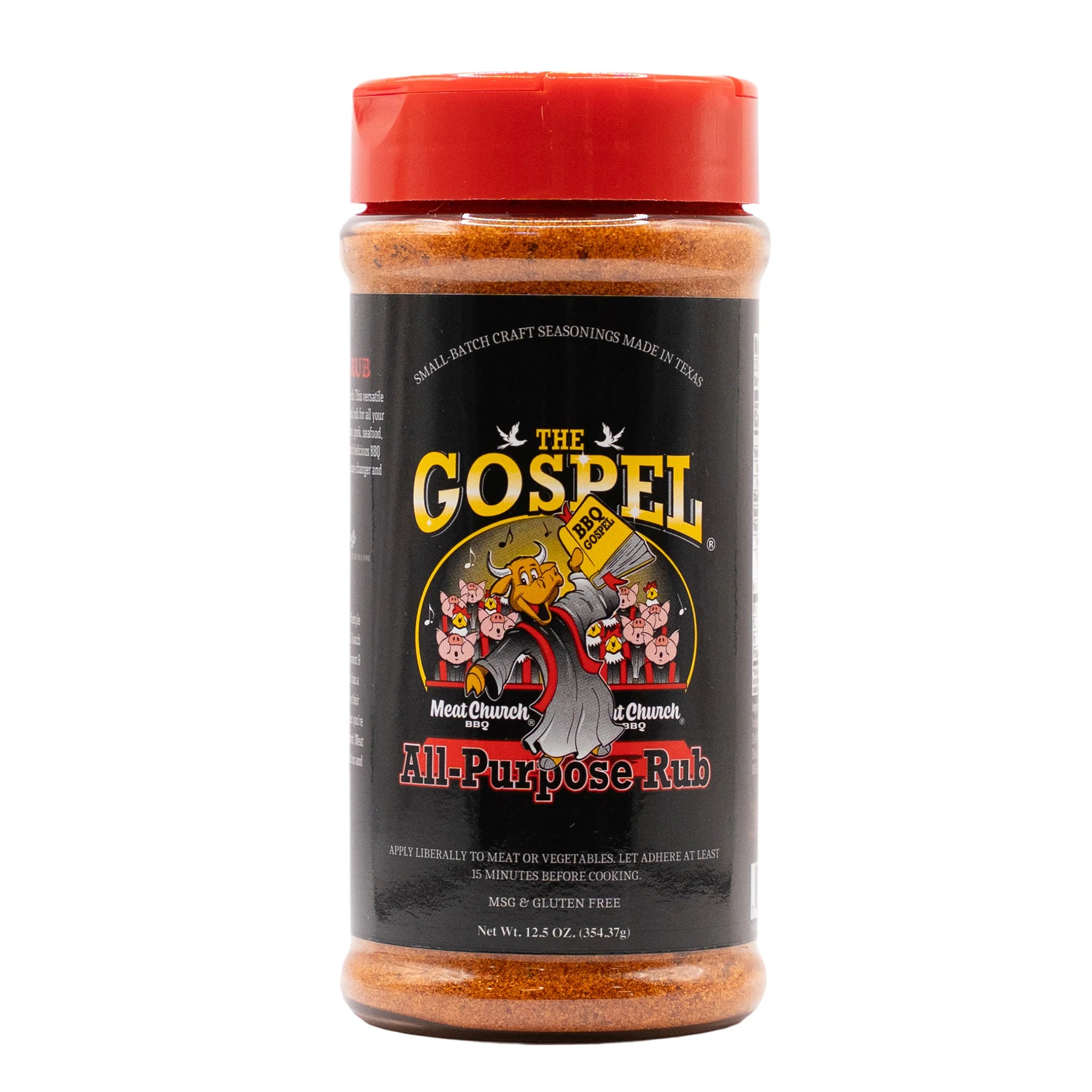 Meat Church The Gospel All Purpose BBQ Rub 12.5 oz Southwestern seasoning