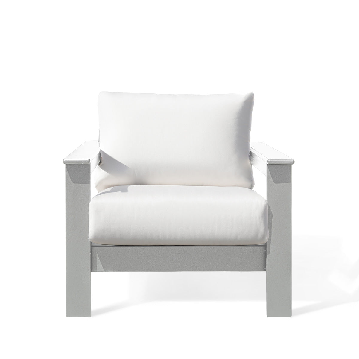 Hickory Polymer Outdoor Club Chair with Sunbrella® Cushions