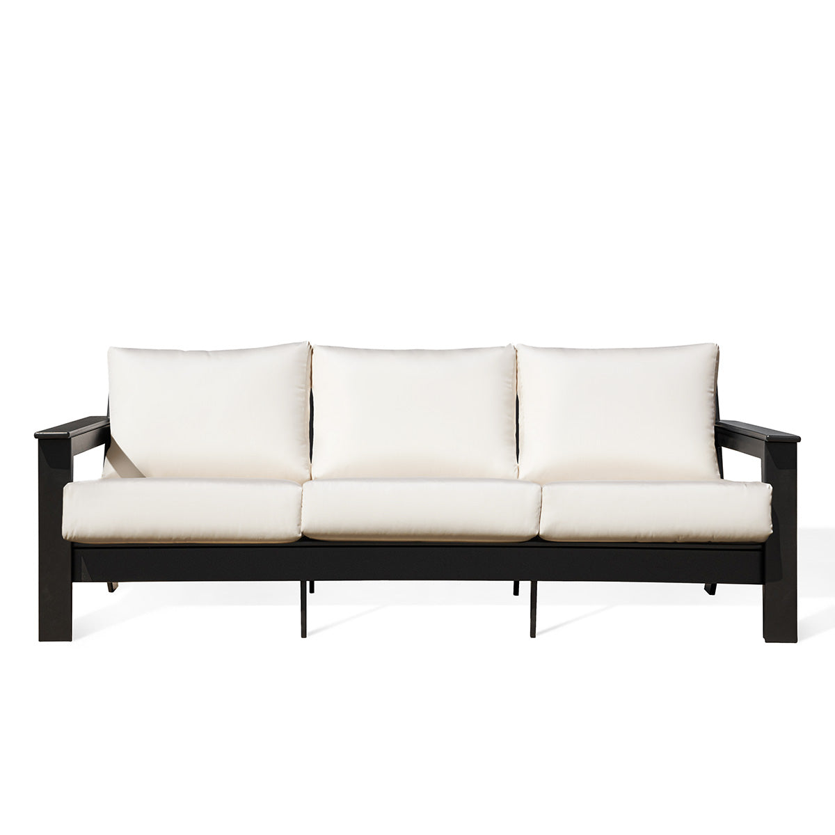 Hickory Polymer Outdoor Sofa with Sunbrella® Cushions