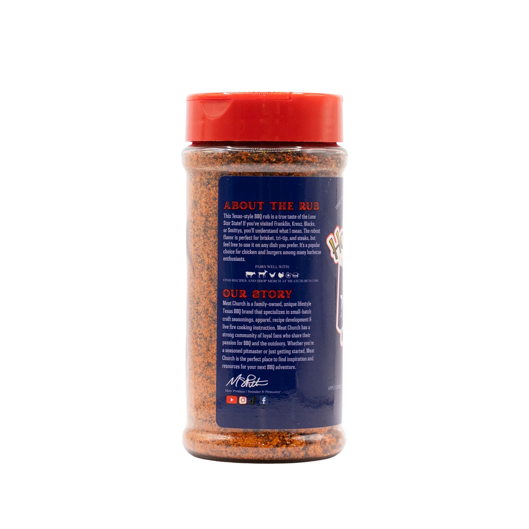 Meat Church Holy Cow BBQ Rub – 12 oz - Image 2