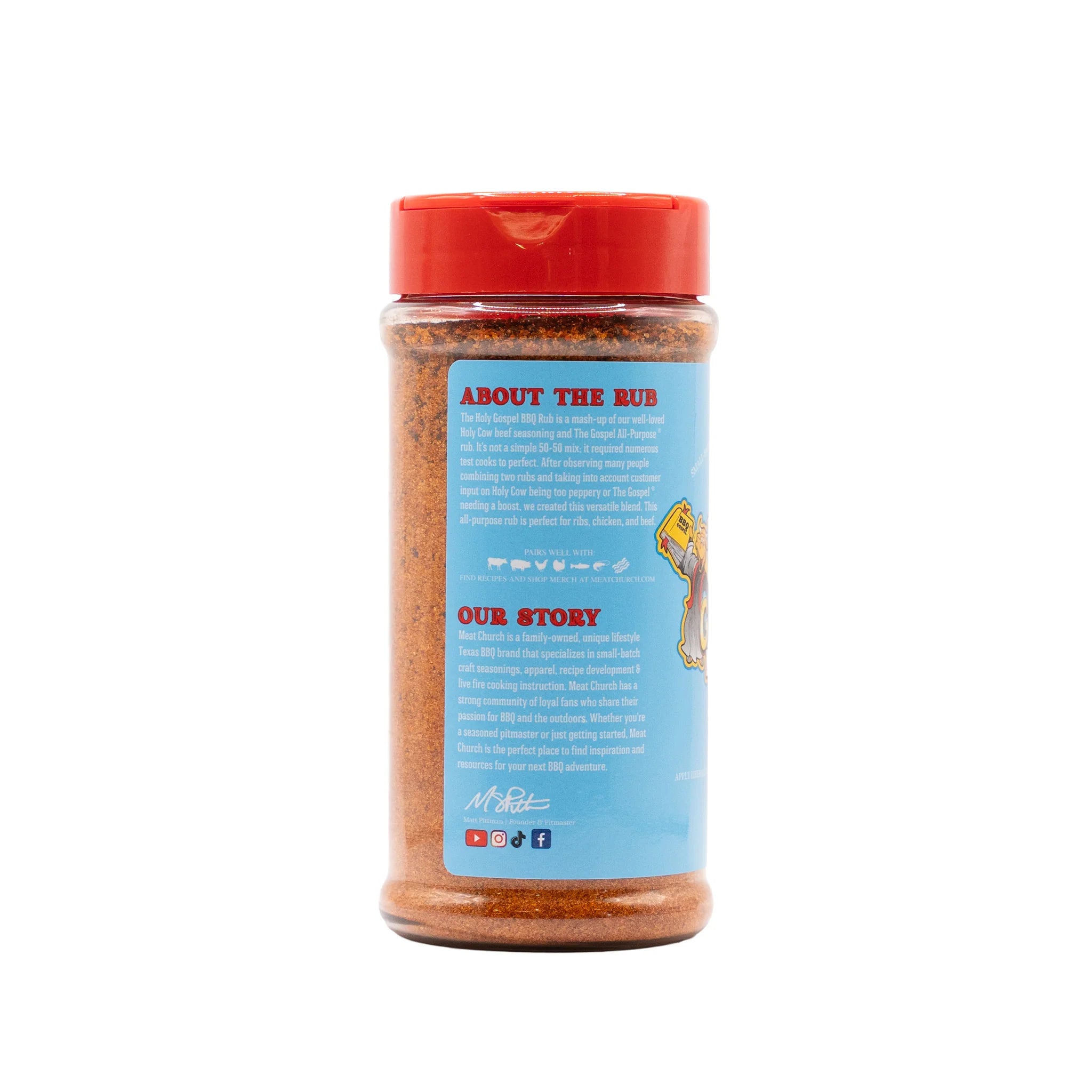 Meat Church The Holy Gospel BBQ Rub – 12.5 oz - Image 2