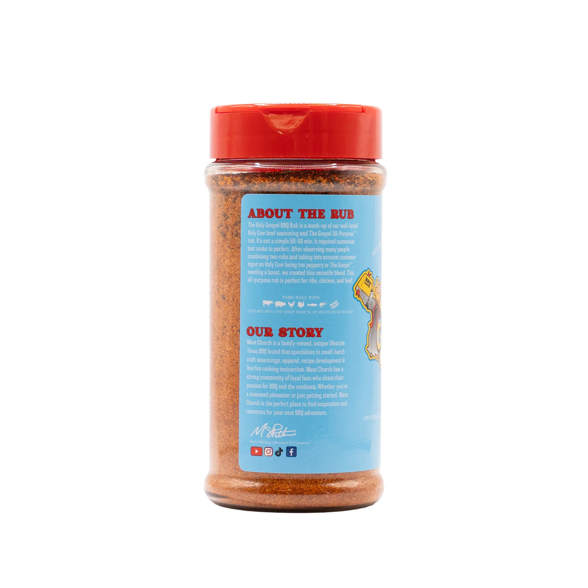 Meat Church The Holy Gospel BBQ Rub – 12.5 oz - Image 2