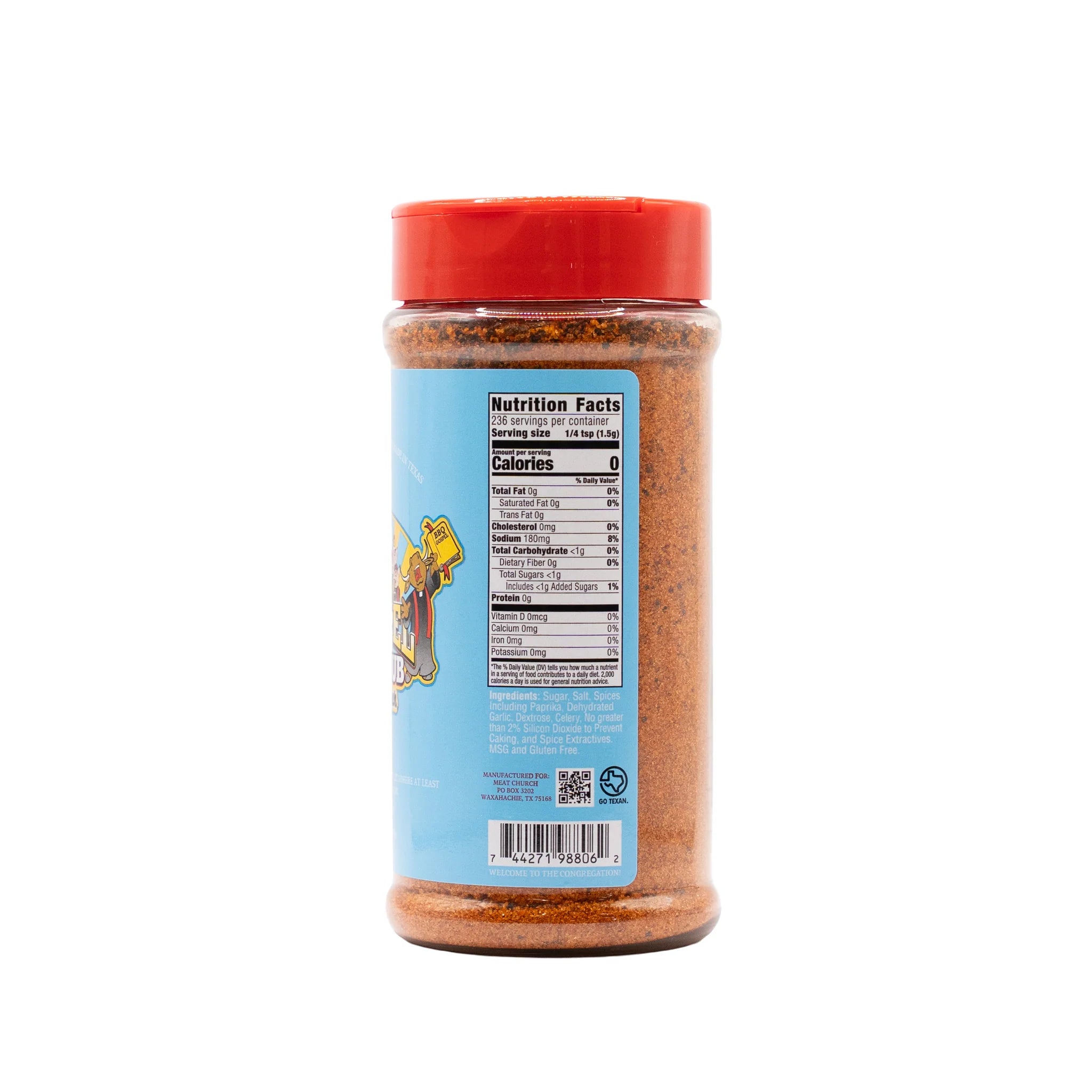 Meat Church The Holy Gospel BBQ Rub – 12.5 oz - Image 3