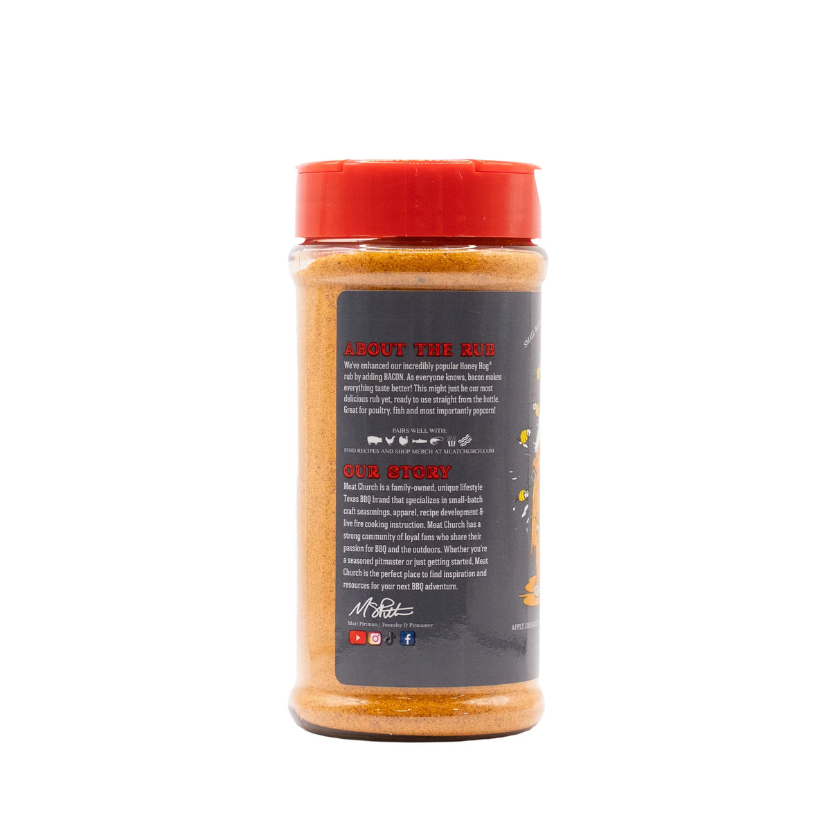 Meat Church Honey Bacon BBQ Rub – 13 oz - Image 2