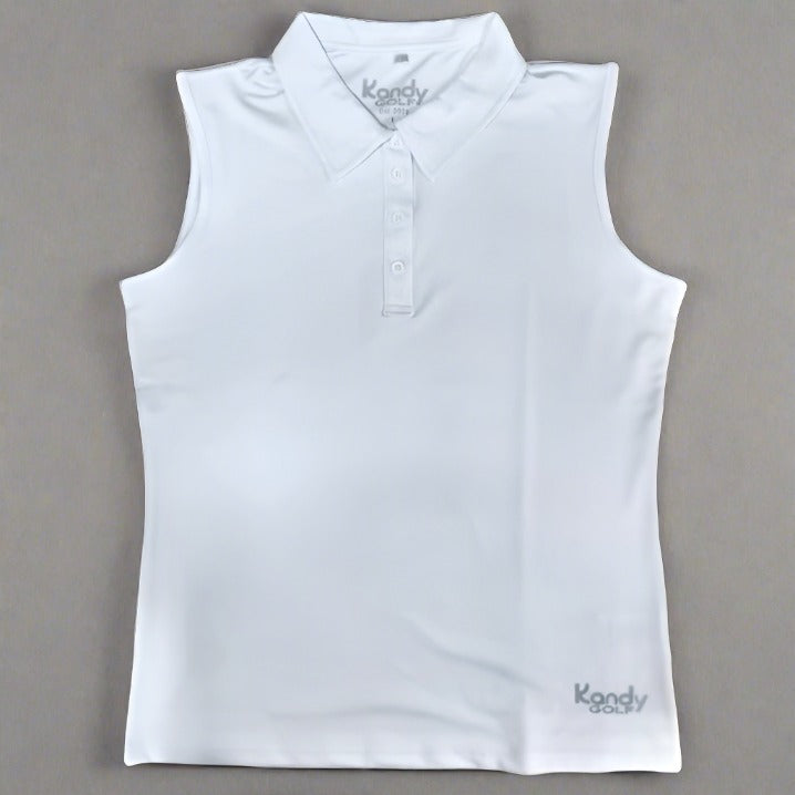 Kandy Golf Apparel Clearance Assorted Black & White solid Polos