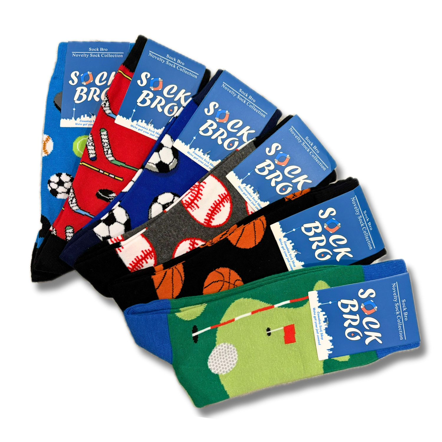 Sock Bro Sports Bundle - 6 Pack