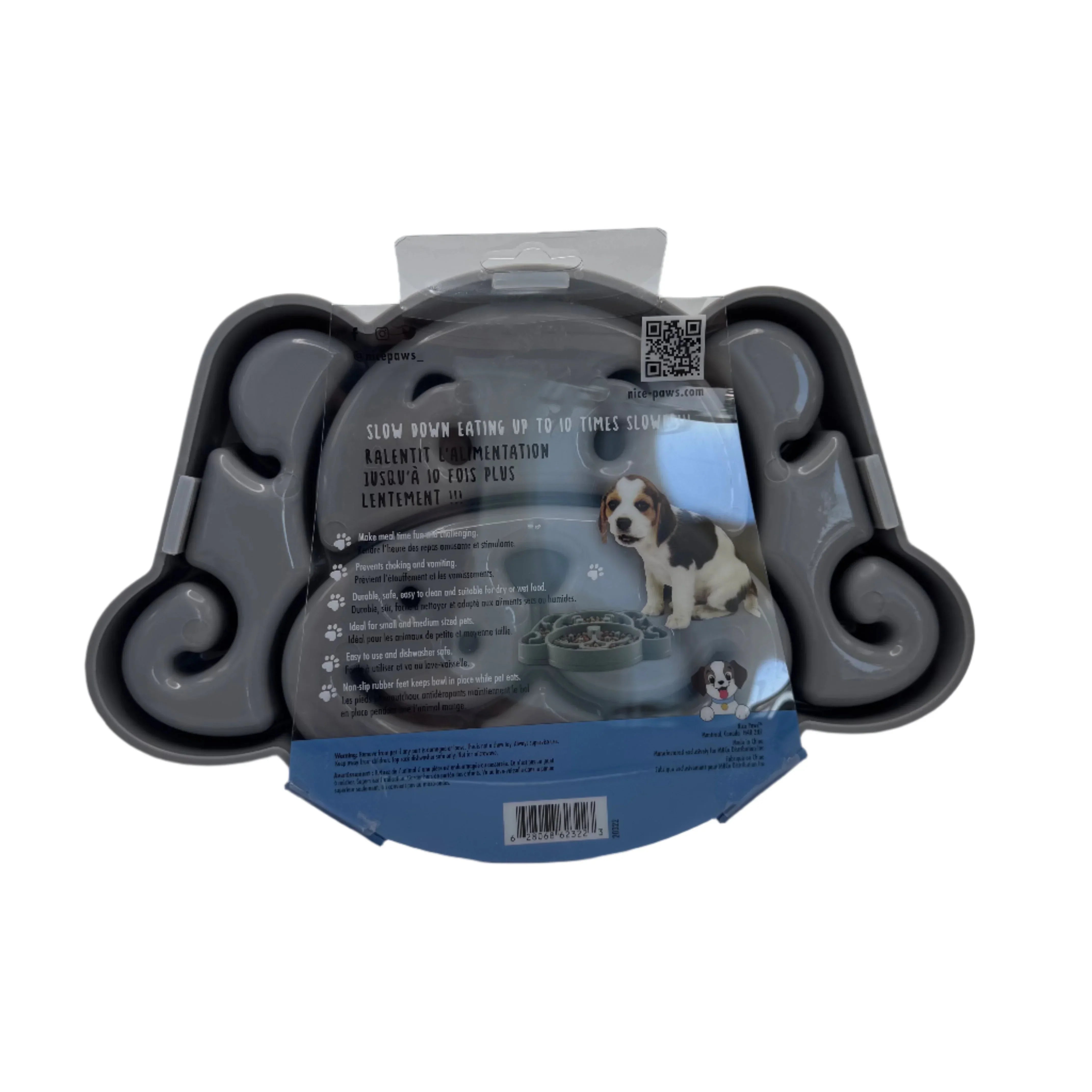 PetSun Dog Slow Feeder Bowl – Puppy Shape for Healthy Digestion