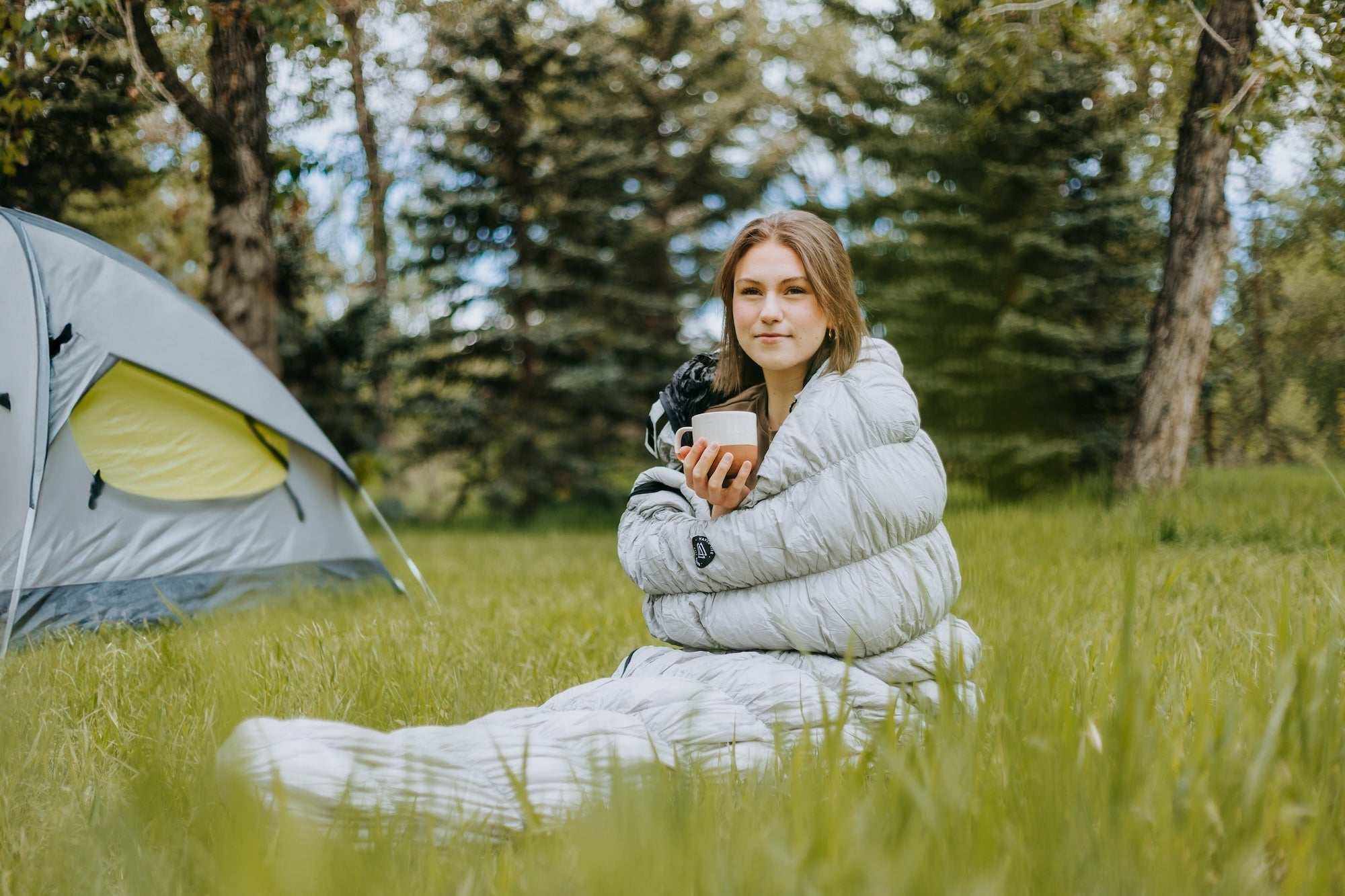 Goose Down Sleeping Bag - Black - Image 10