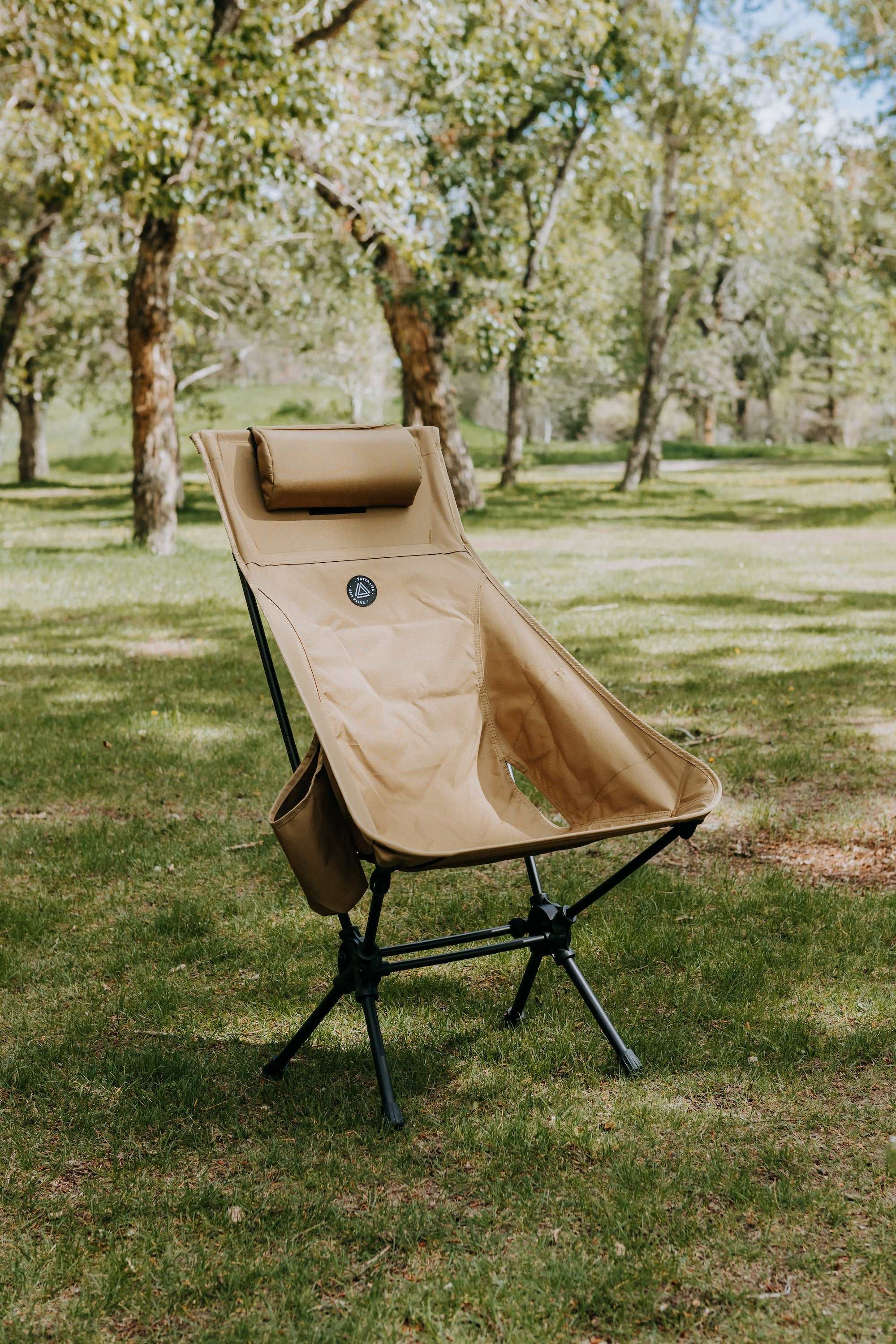 High Back Ultralight Folding Camping Chairs With Storage Pouches - Image 7
