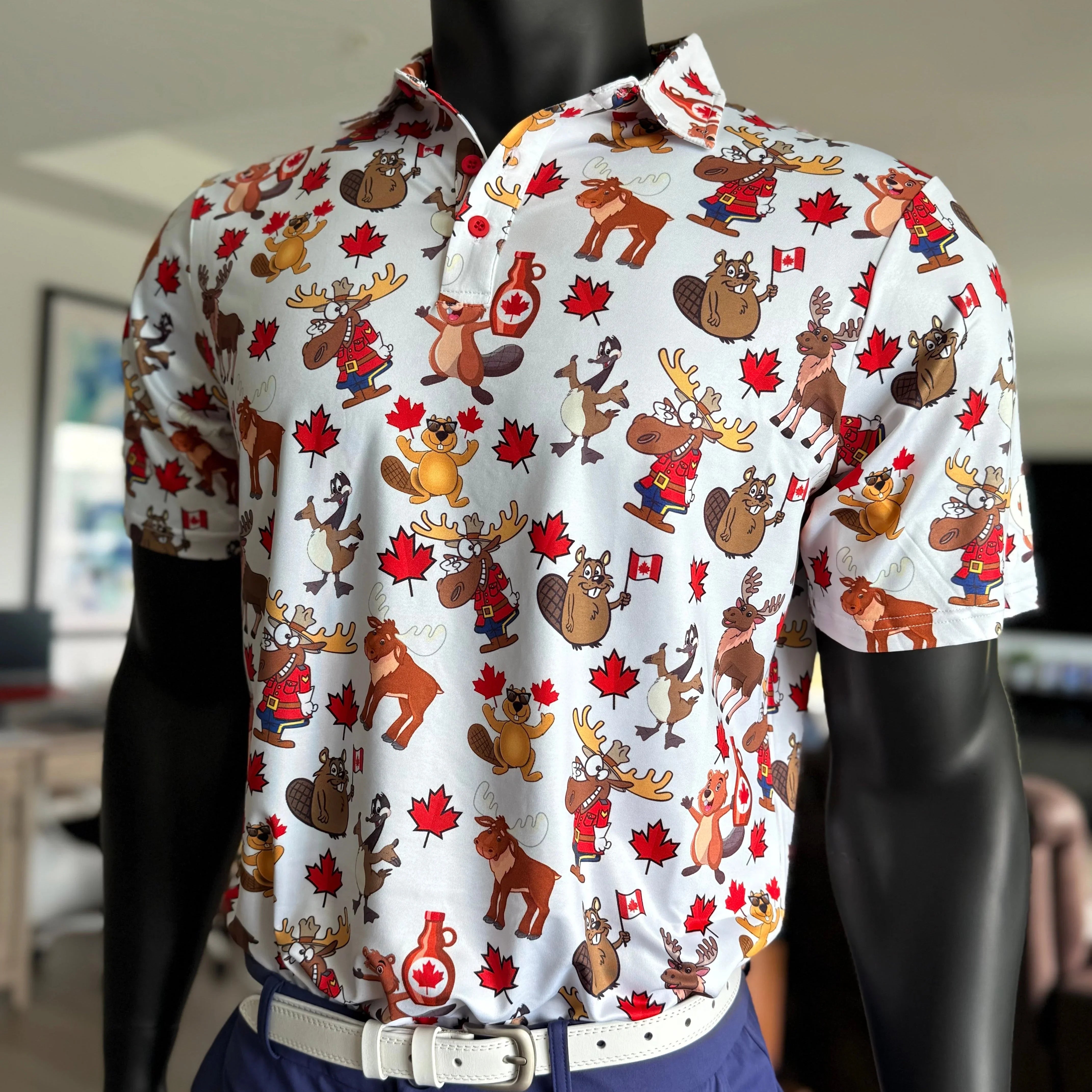 Kandy Golf Apparel Canada EH? Men's Polos