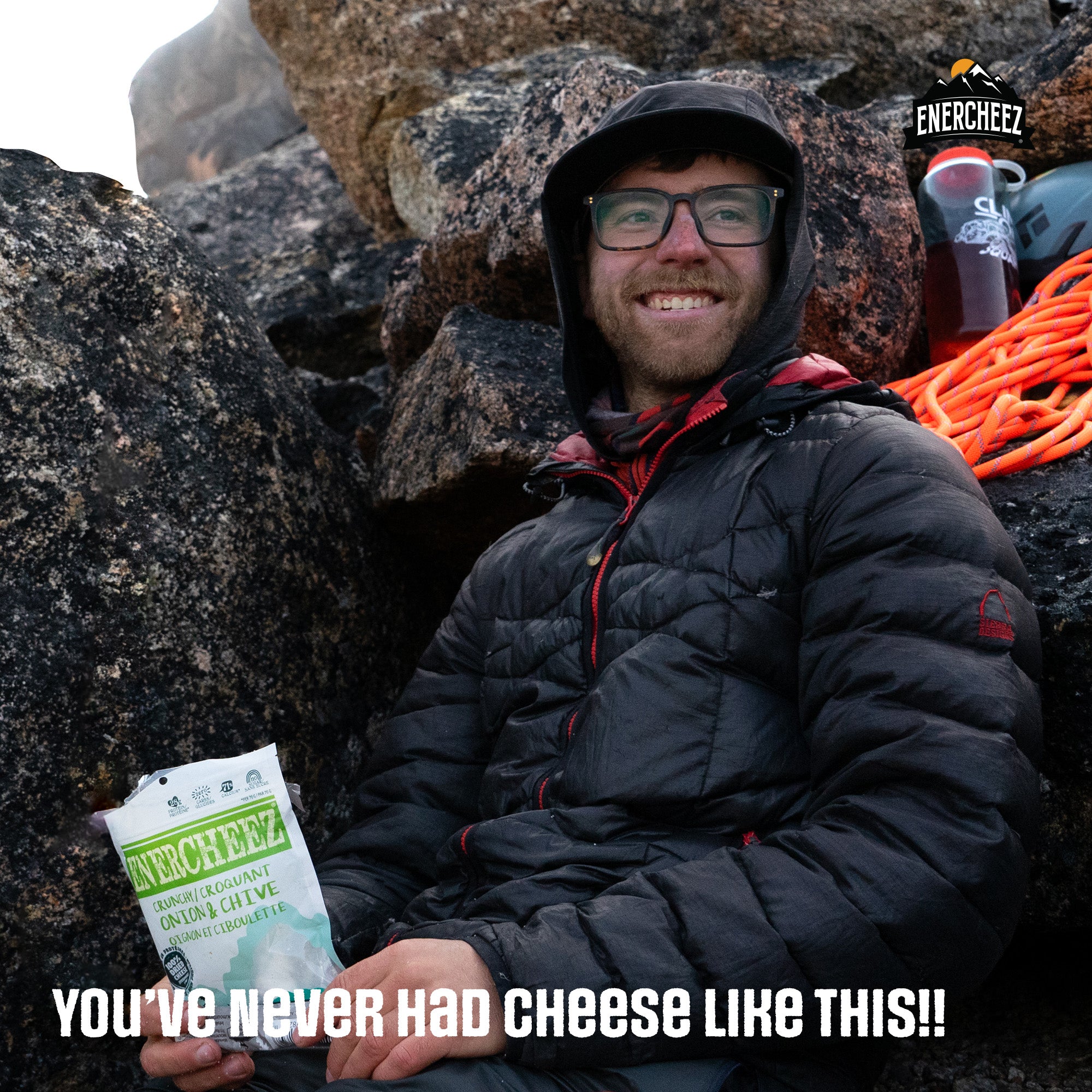 Enercheez Onion & Chive Crunchy Cheese Snack - Image 4