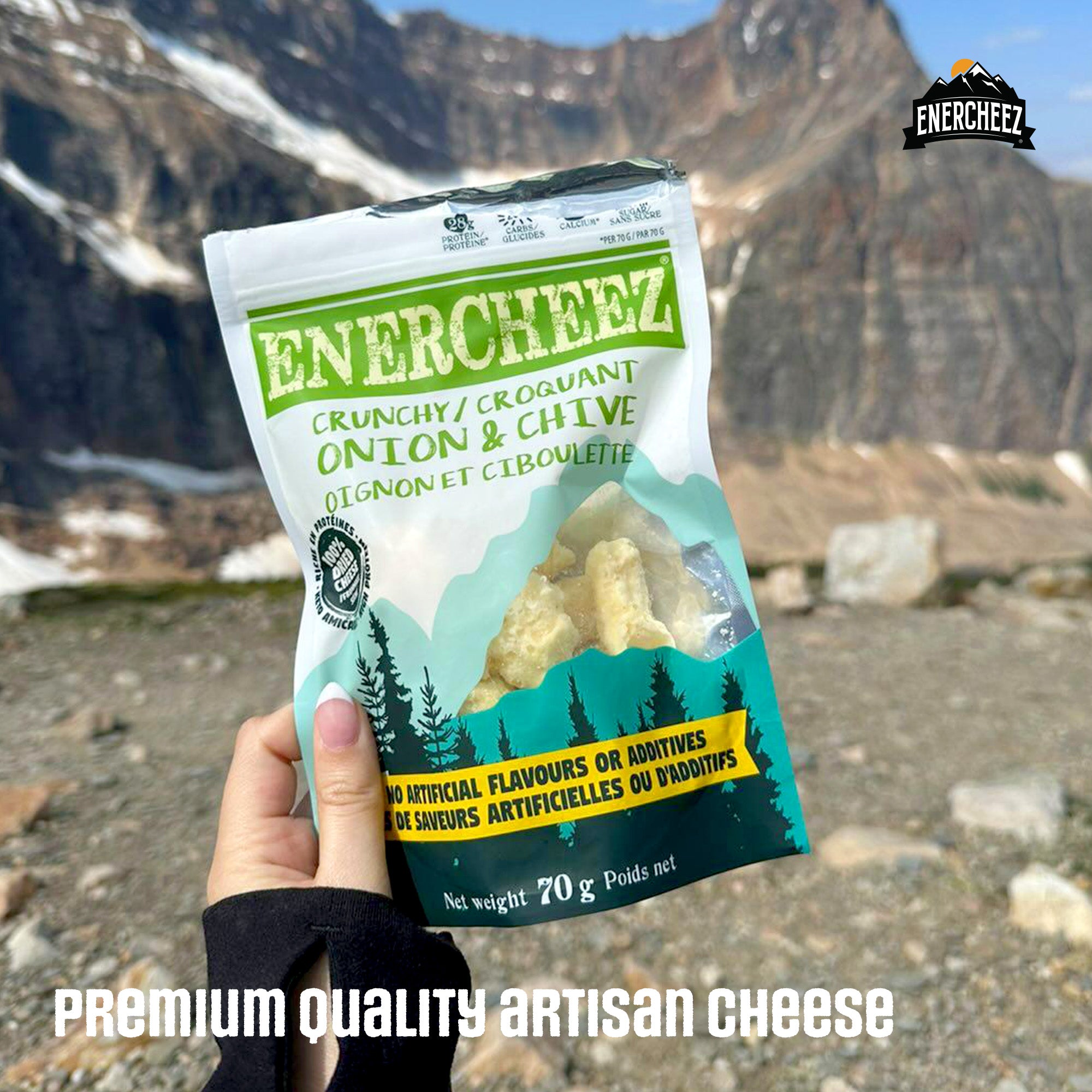 Enercheez Onion & Chive Crunchy Cheese Snack - Image 5