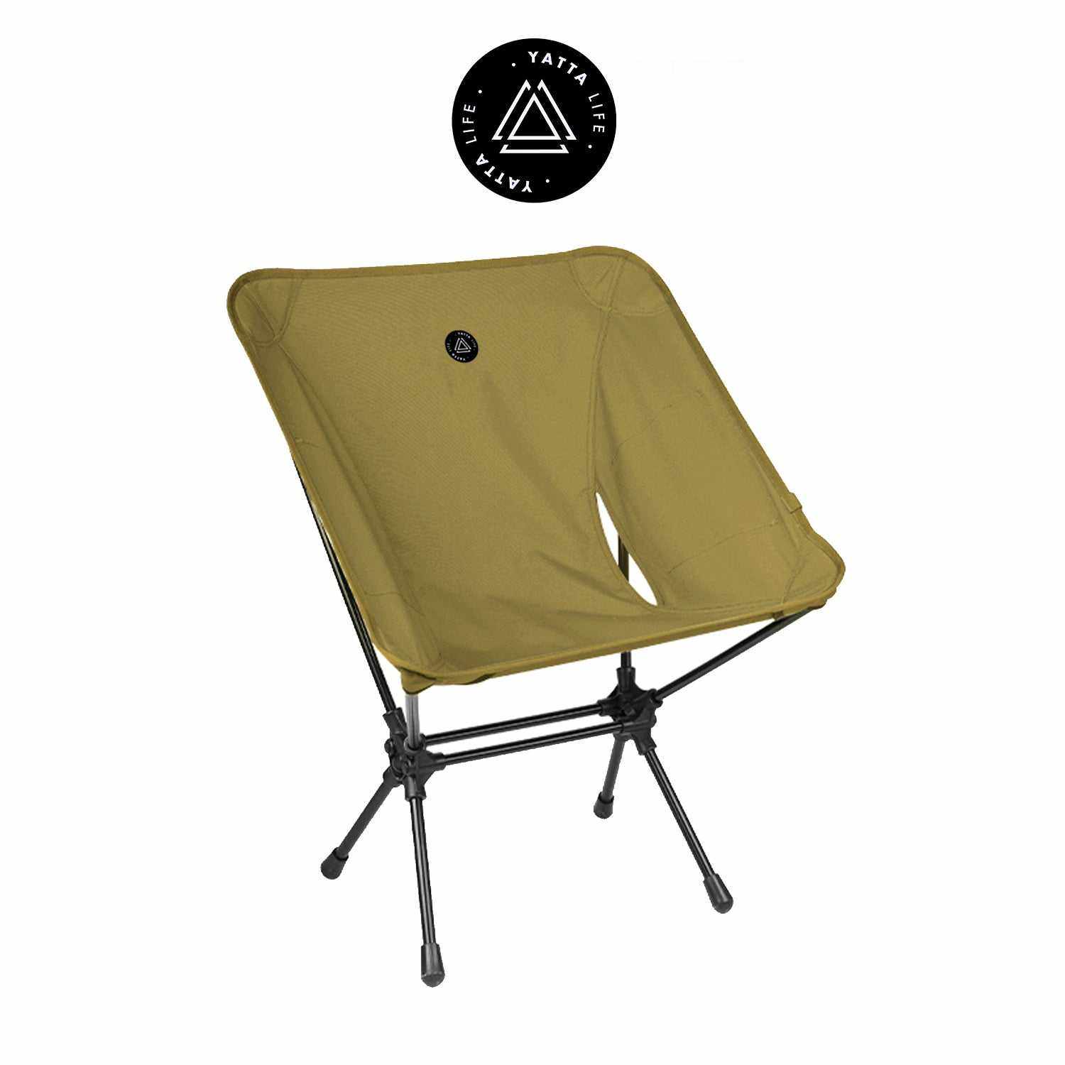 Low Back Ultralight Folding Camping Chairs With Storage Pouch - Black - Image 11