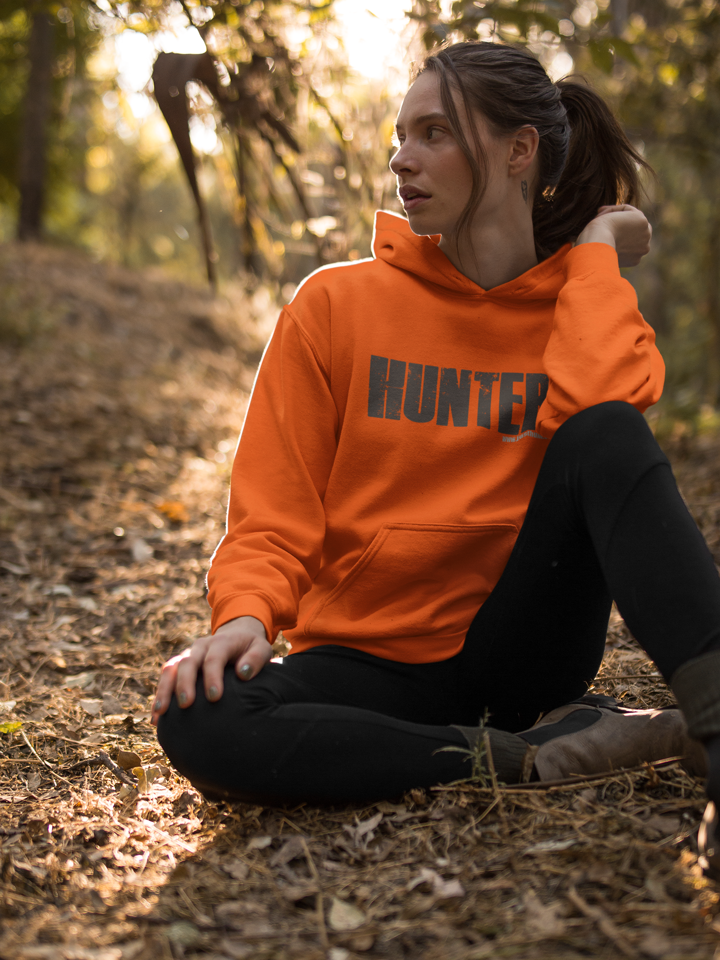 Just Hunt Upland Blaze Orange Hunter Hoodie - Unisex