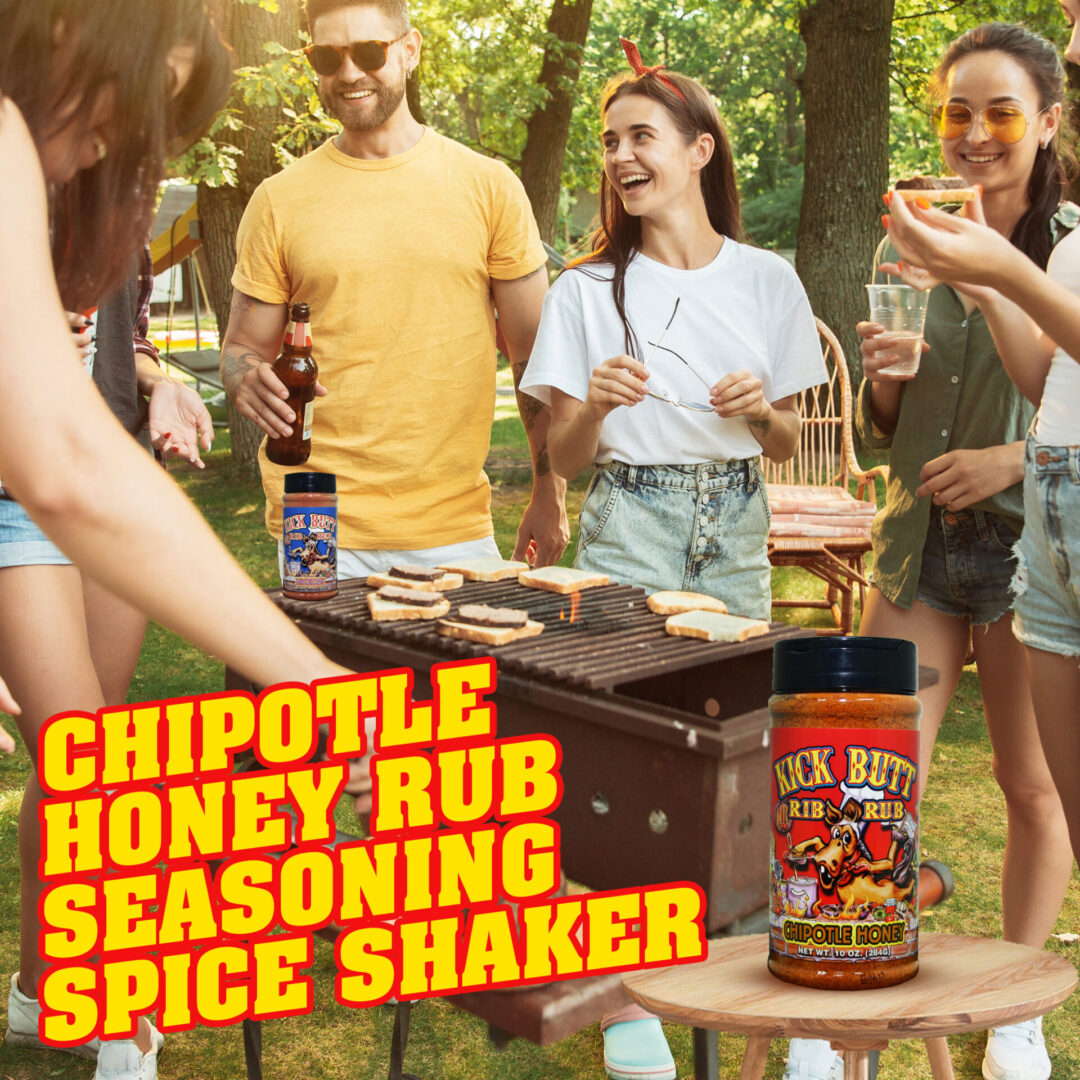 Kick Butt Chipotle Honey Rib Rub - 10oz - Image 3