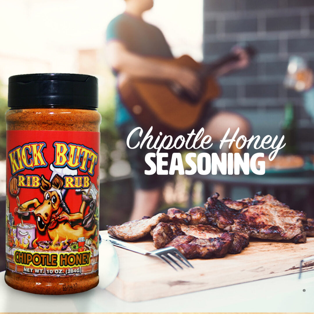 Kick Butt Chipotle Honey Rib Rub - 10oz - Image 4