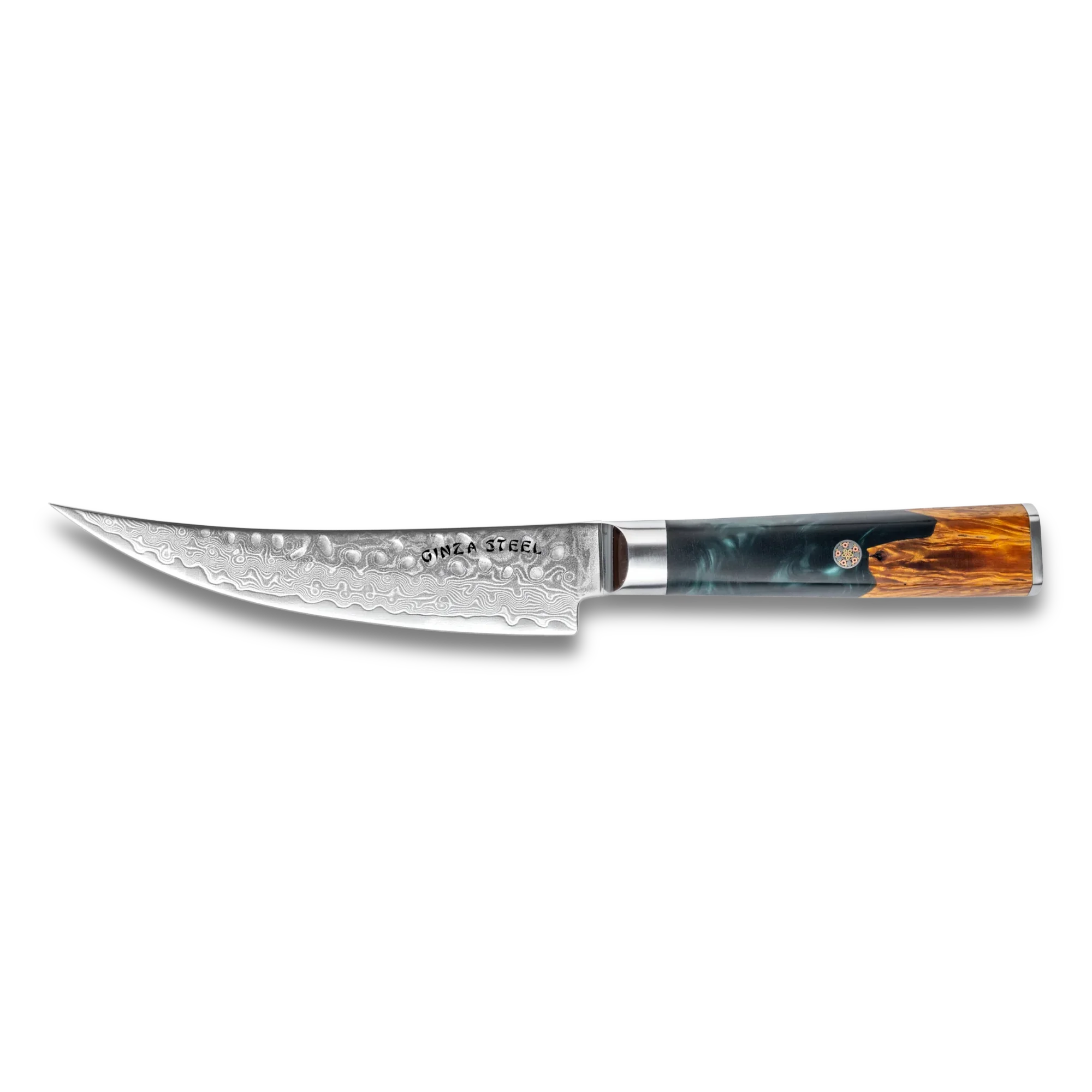Kaze Katana 6″ Boning Knife | Damascus Steel by Ginza Steel - Image 2