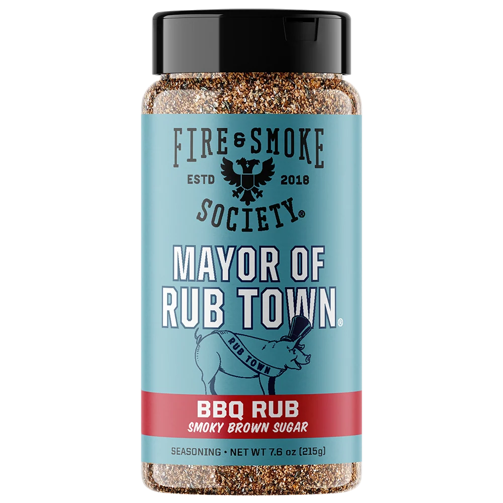 Fire & Smoke Society Mayor of Rub Town BBQ Rub 7.6 oz sweet mesquite pork seasoning