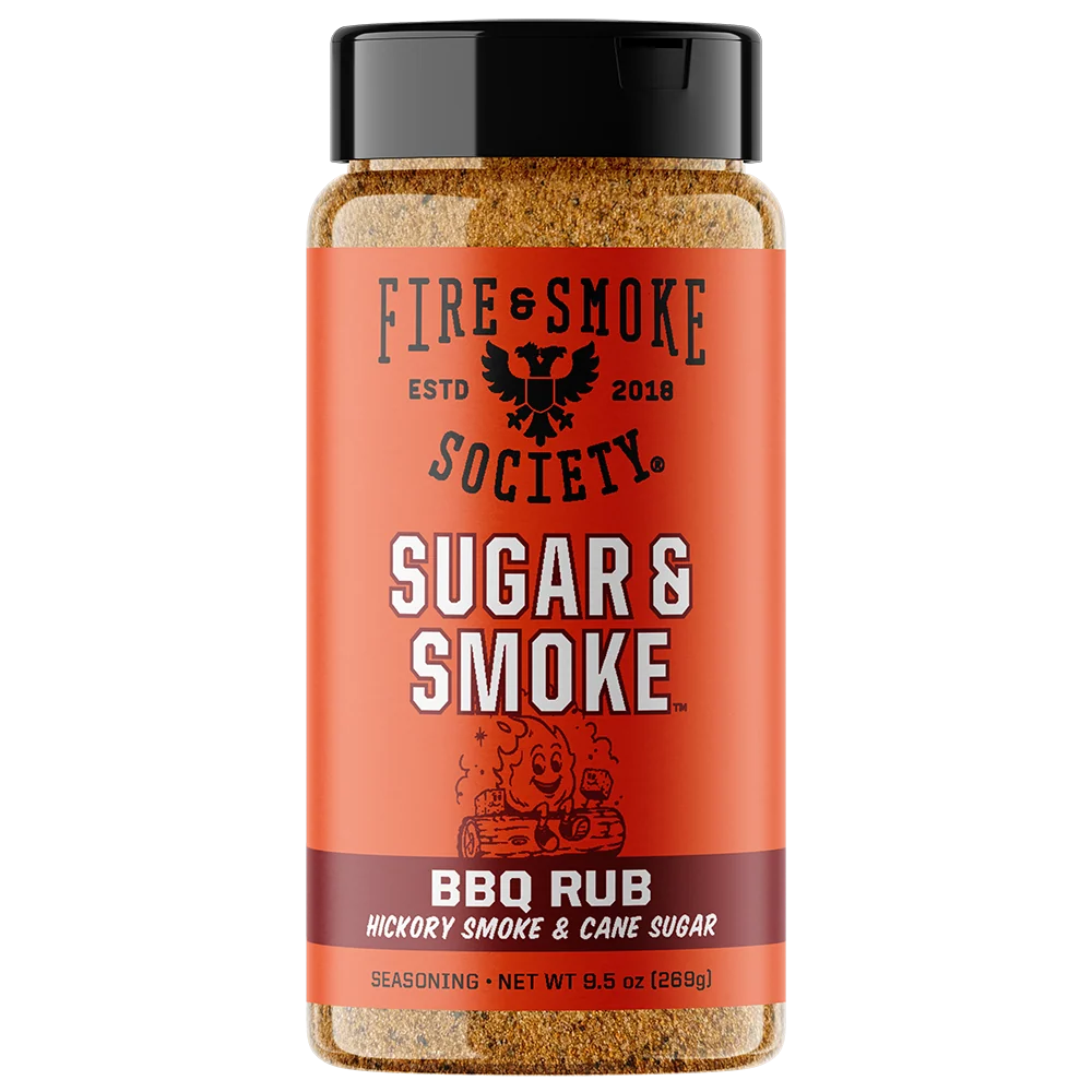 Fire & Smoke Society Sugar & Smoke BBQ Rub 9.5 oz sweet hickory pork and rib seasoning
