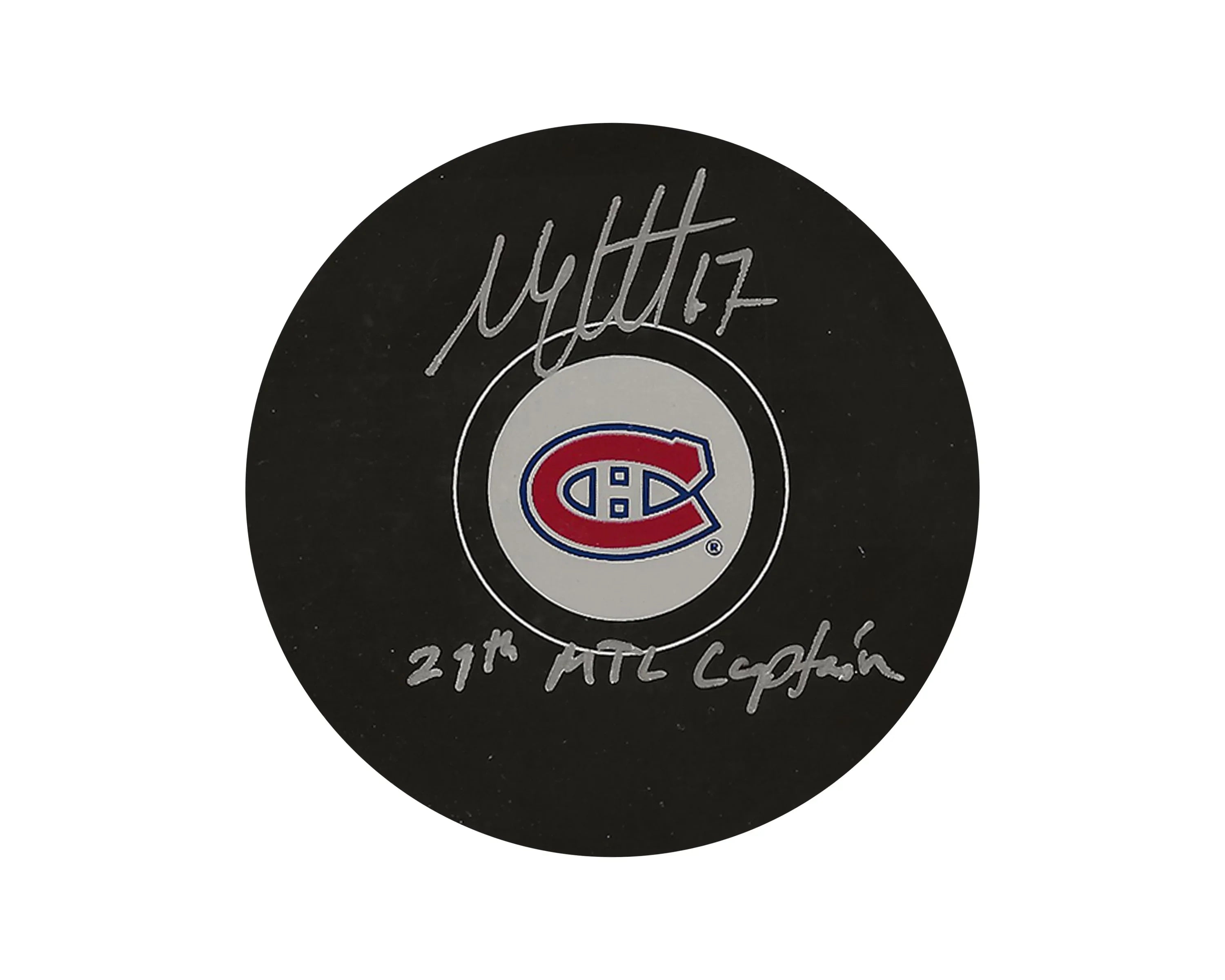 Max Pacioretty Autographed Montreal Canadiens Autograph Model Puck Inscribed '29th MTL Captain'